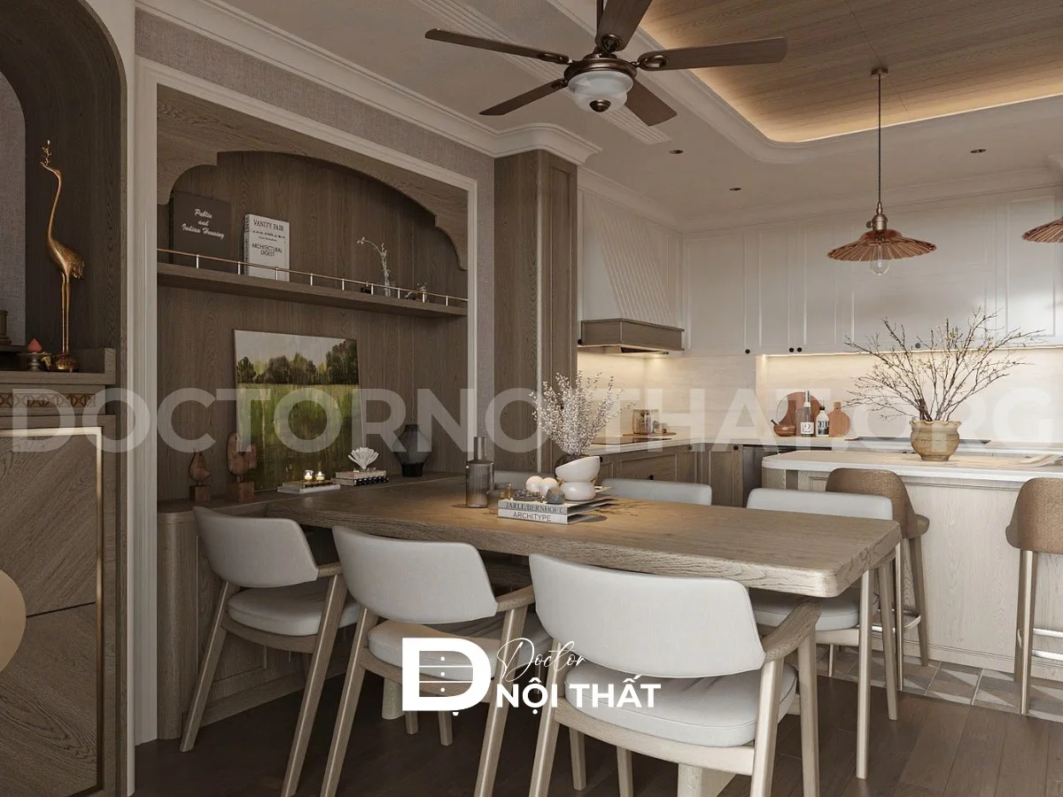 Thiết kế nội thất chung cư Lumiere Evergreen Smart City 106.3 m2 – 3PN - Ảnh 6