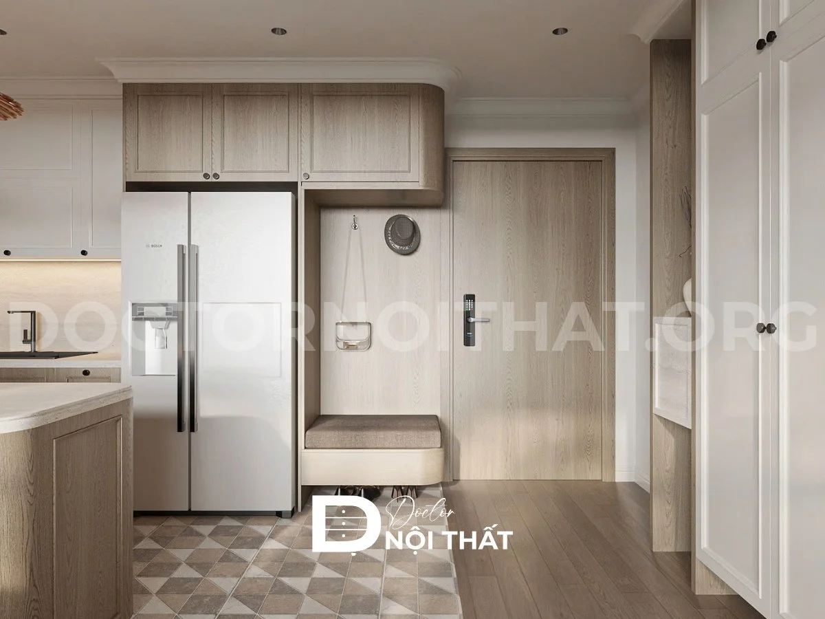 Thiết kế nội thất chung cư Lumiere Evergreen Smart City 106.3 m2 – 3PN - Ảnh 31