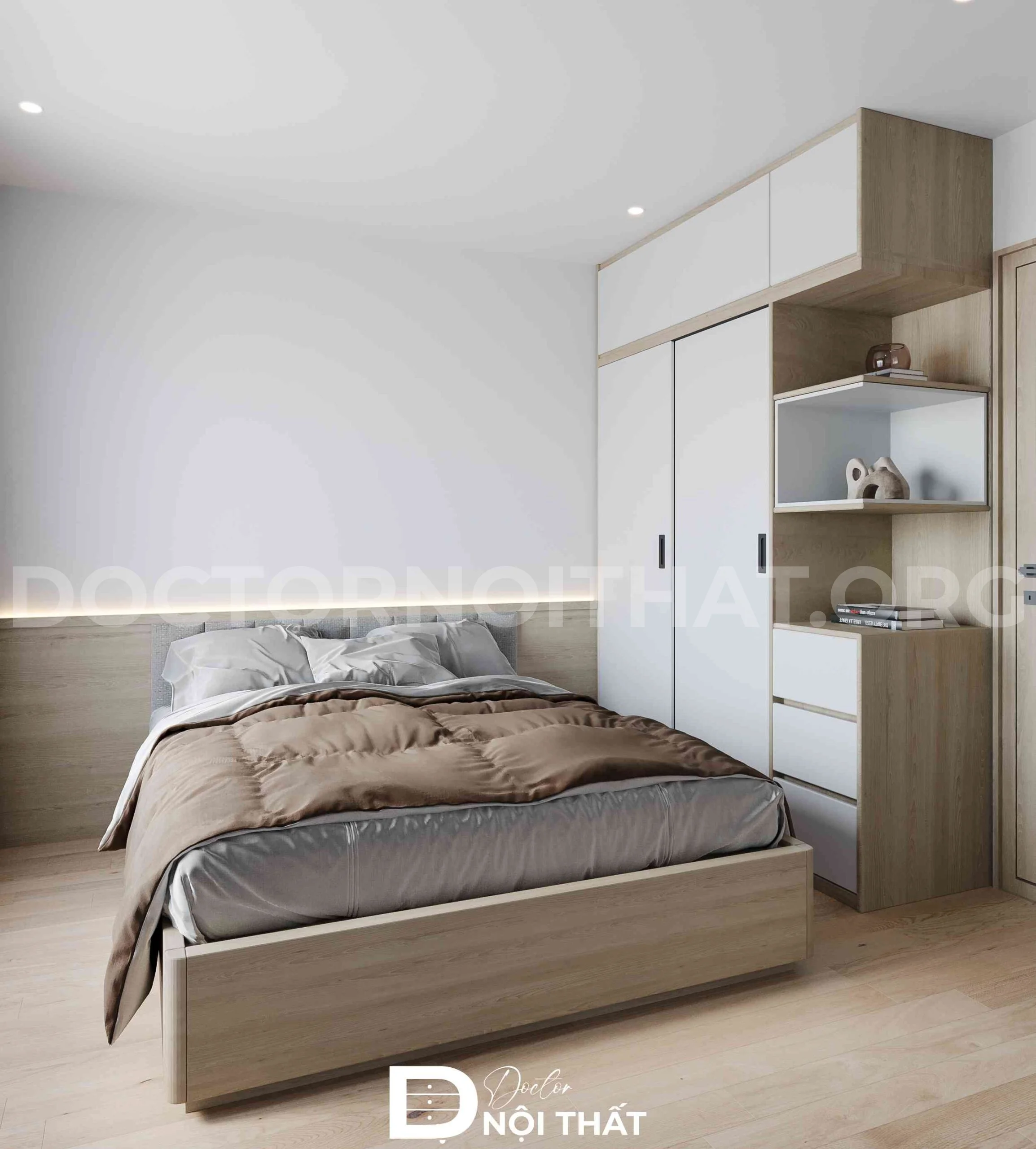 Thiết kế nội thất chung cư 93 Lò Đúc hiện đại, tiện nghi