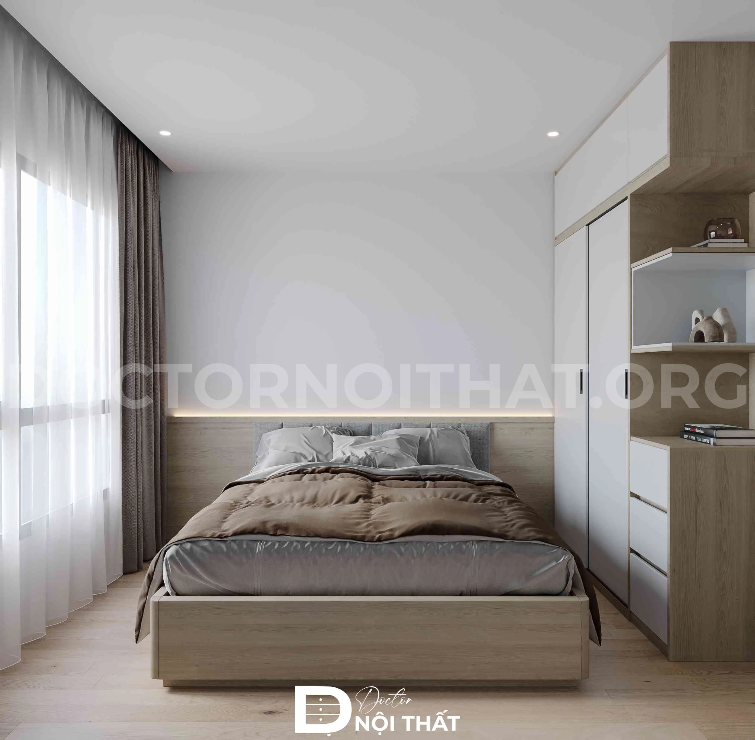 Thiết kế nội thất chung cư 93 Lò Đúc hiện đại, tiện nghi - Ảnh 5