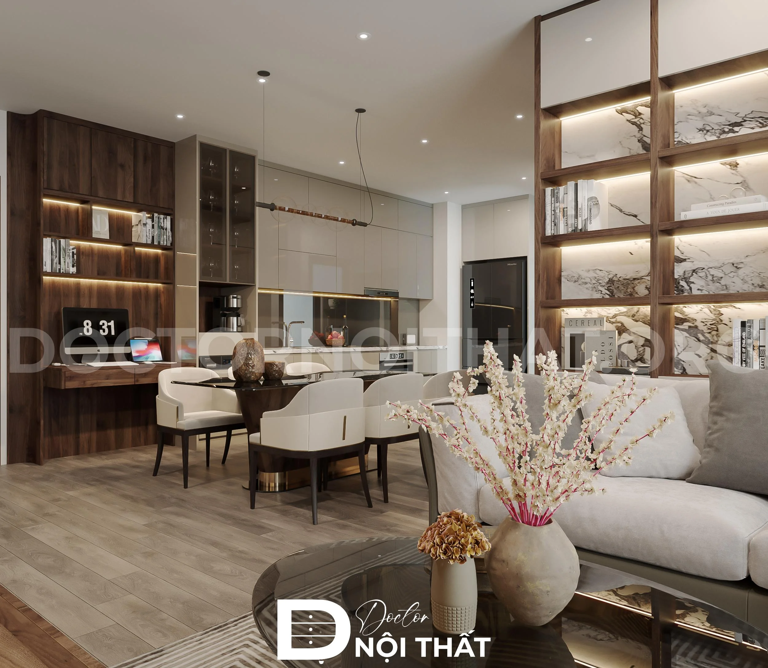 Thiết kế nội thất chung cư Chung cư C1 Thành Công – Anh Khánh - Ảnh 8