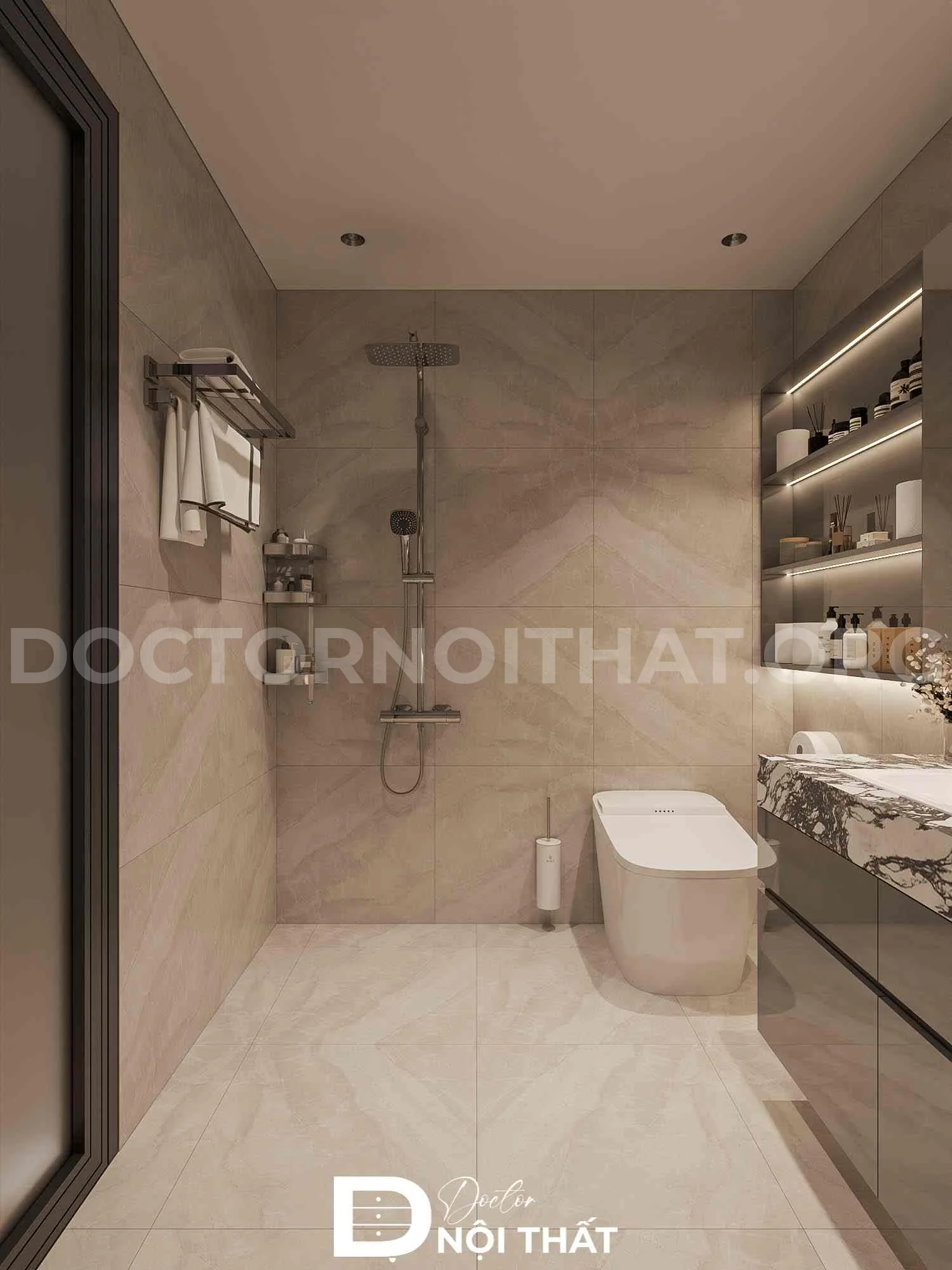 Dự án thiết kế nội thất chung cư Skylight tối giản, tiện nghi - Ảnh 3