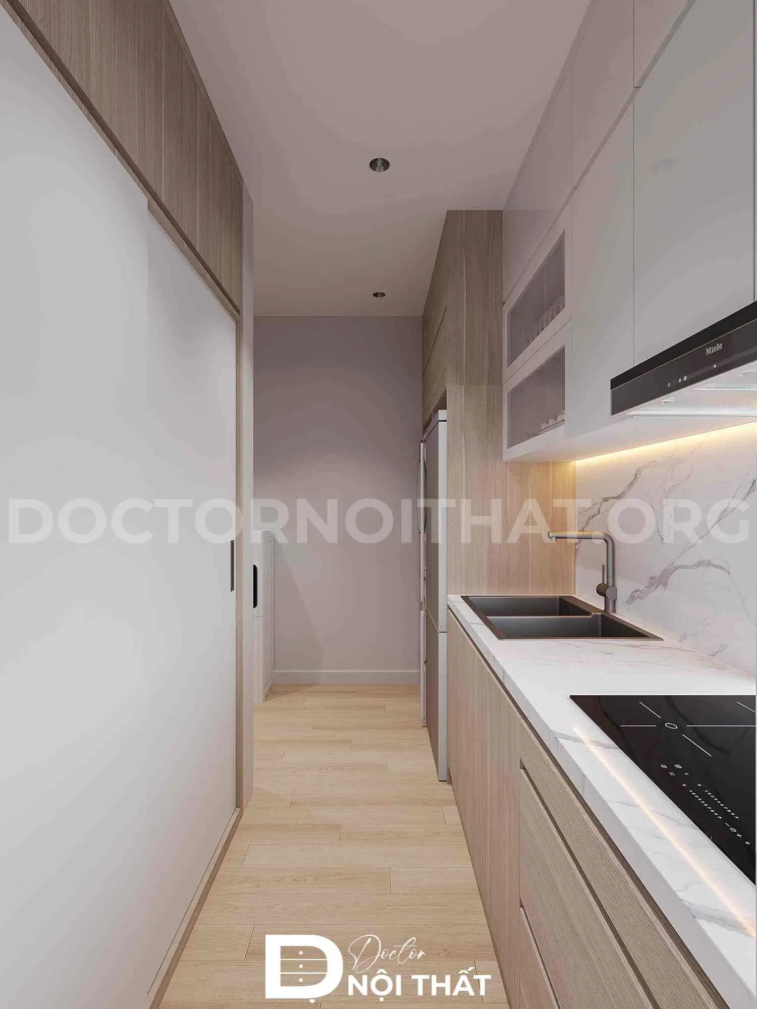 Dự án thiết kế nội thất chung cư Skylight tối giản, tiện nghi - Ảnh 5