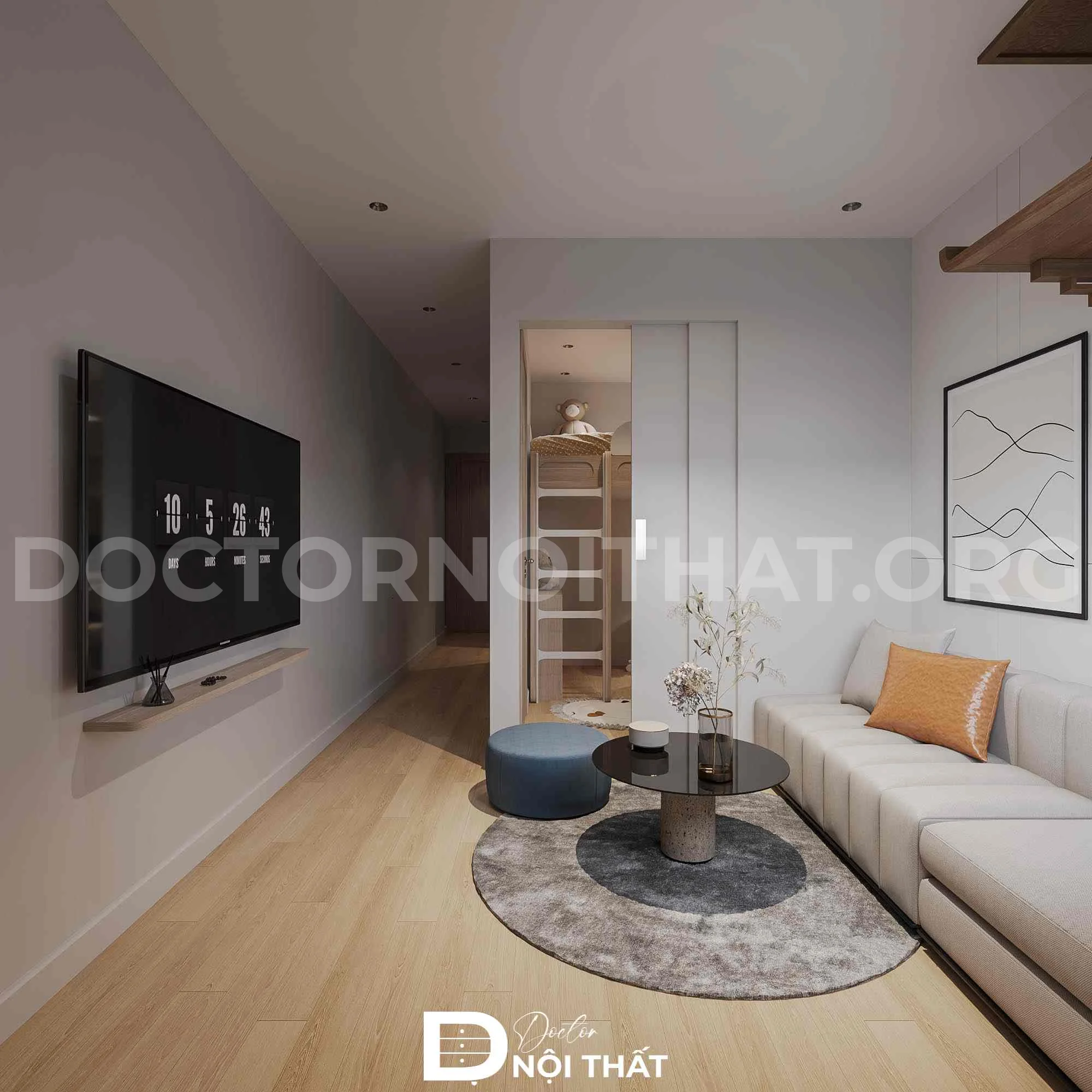 Dự án thiết kế nội thất chung cư Skylight tối giản, tiện nghi - Ảnh 9
