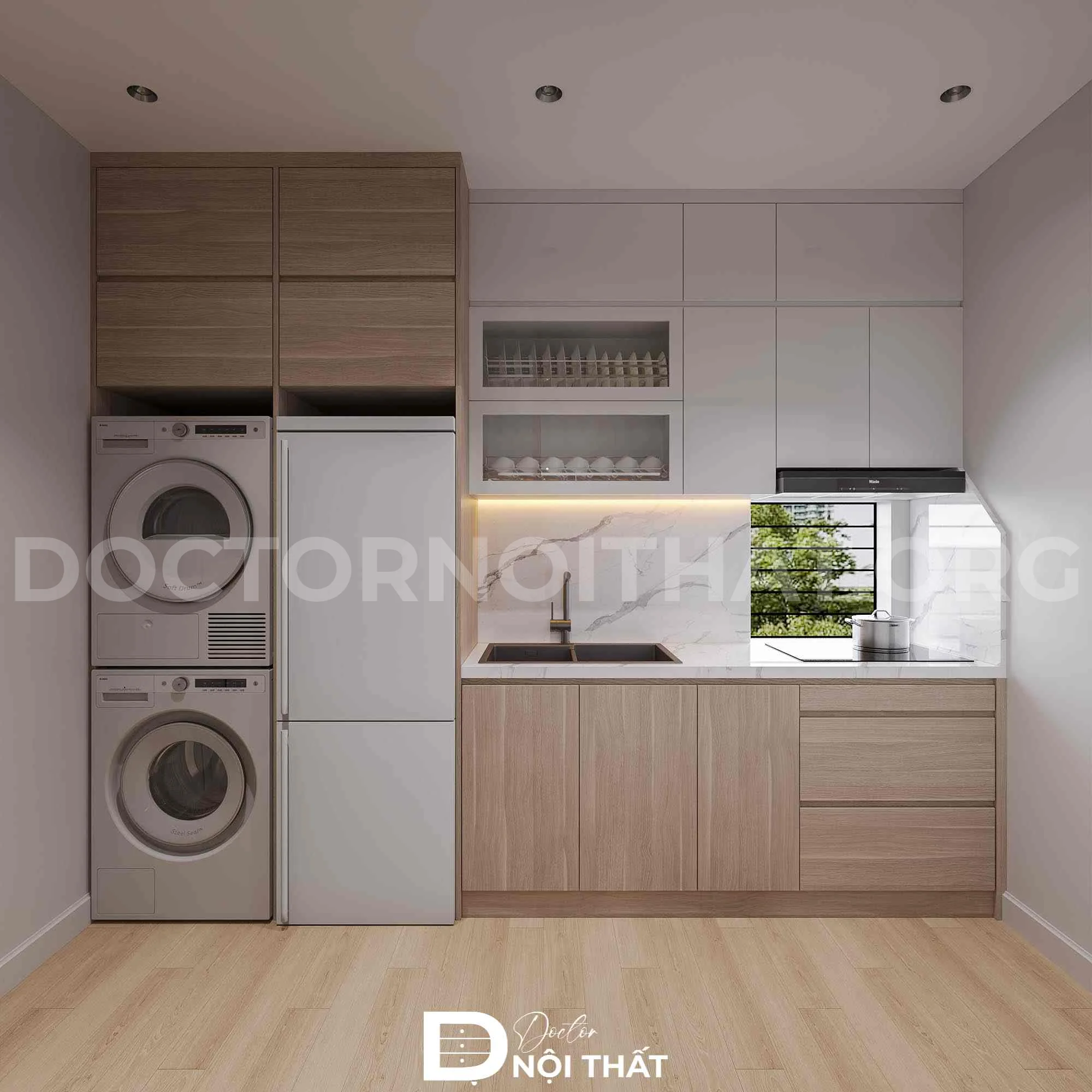 Dự án thiết kế nội thất chung cư Skylight tối giản, tiện nghi - Ảnh 11