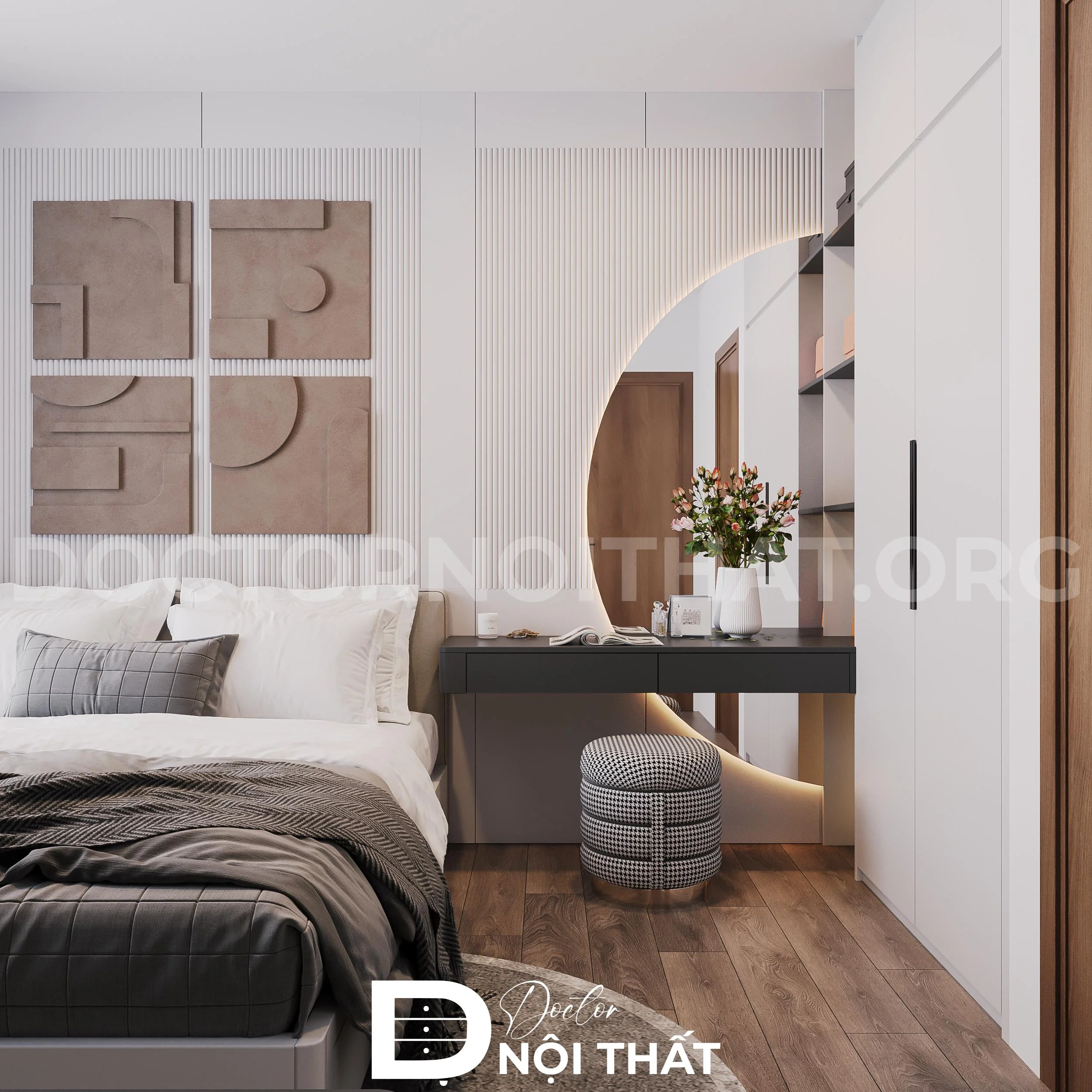 Thiết kế nội thất chung cư Hanoi Aqua Central cao cấp, tinh tế - Ảnh 2
