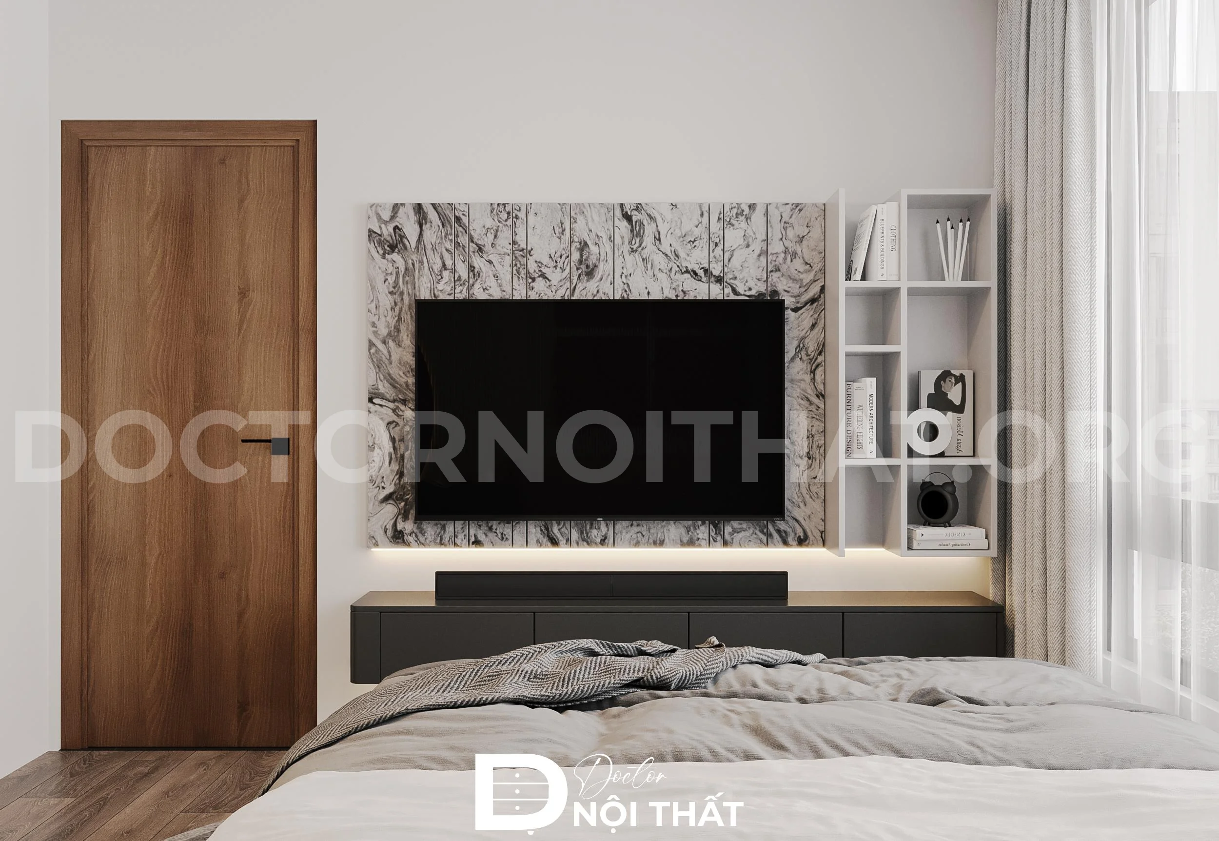 Thiết kế nội thất chung cư Hanoi Aqua Central cao cấp, tinh tế - Ảnh 5