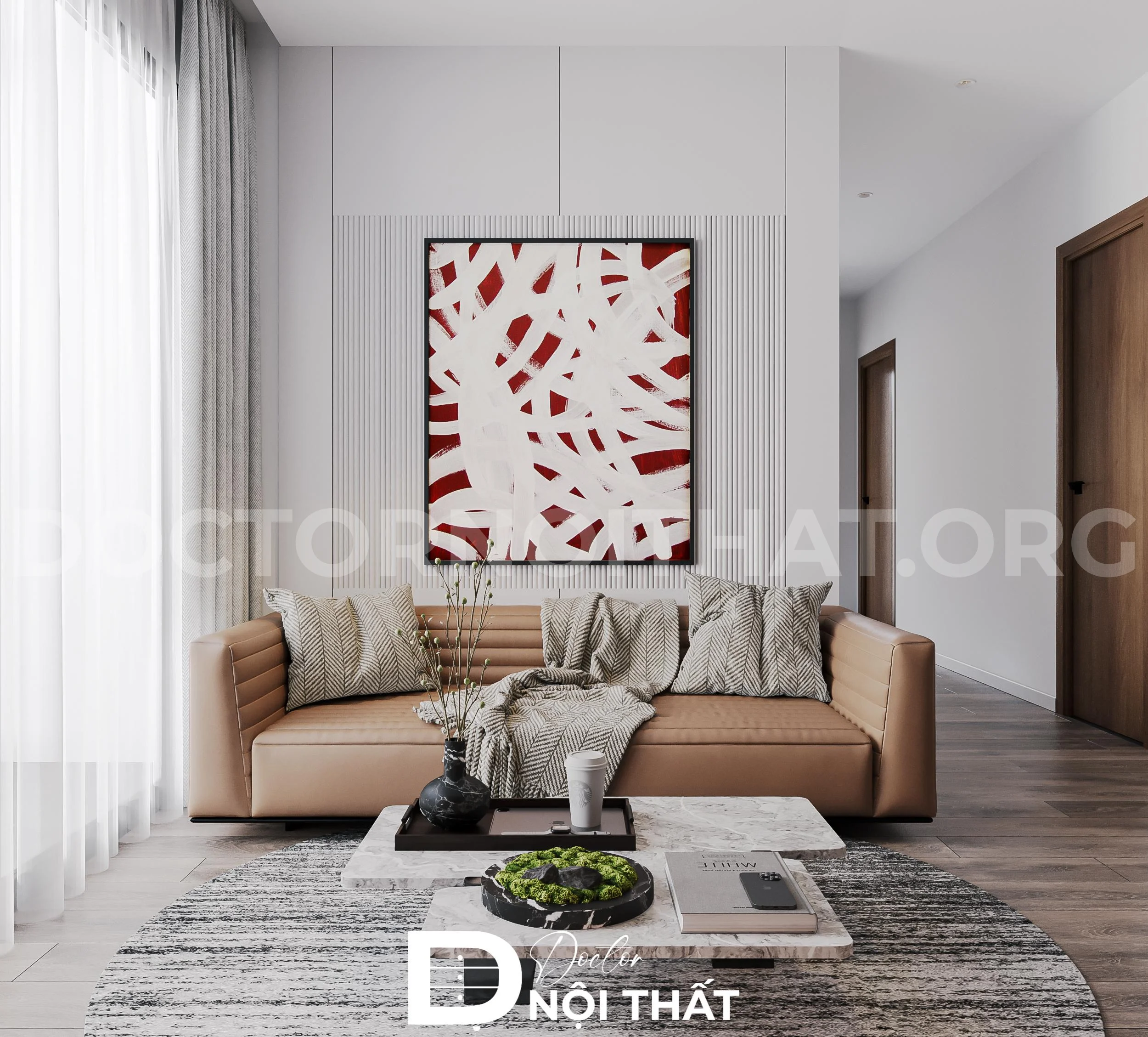 Thiết kế nội thất chung cư Hanoi Aqua Central cao cấp, tinh tế - Ảnh 6
