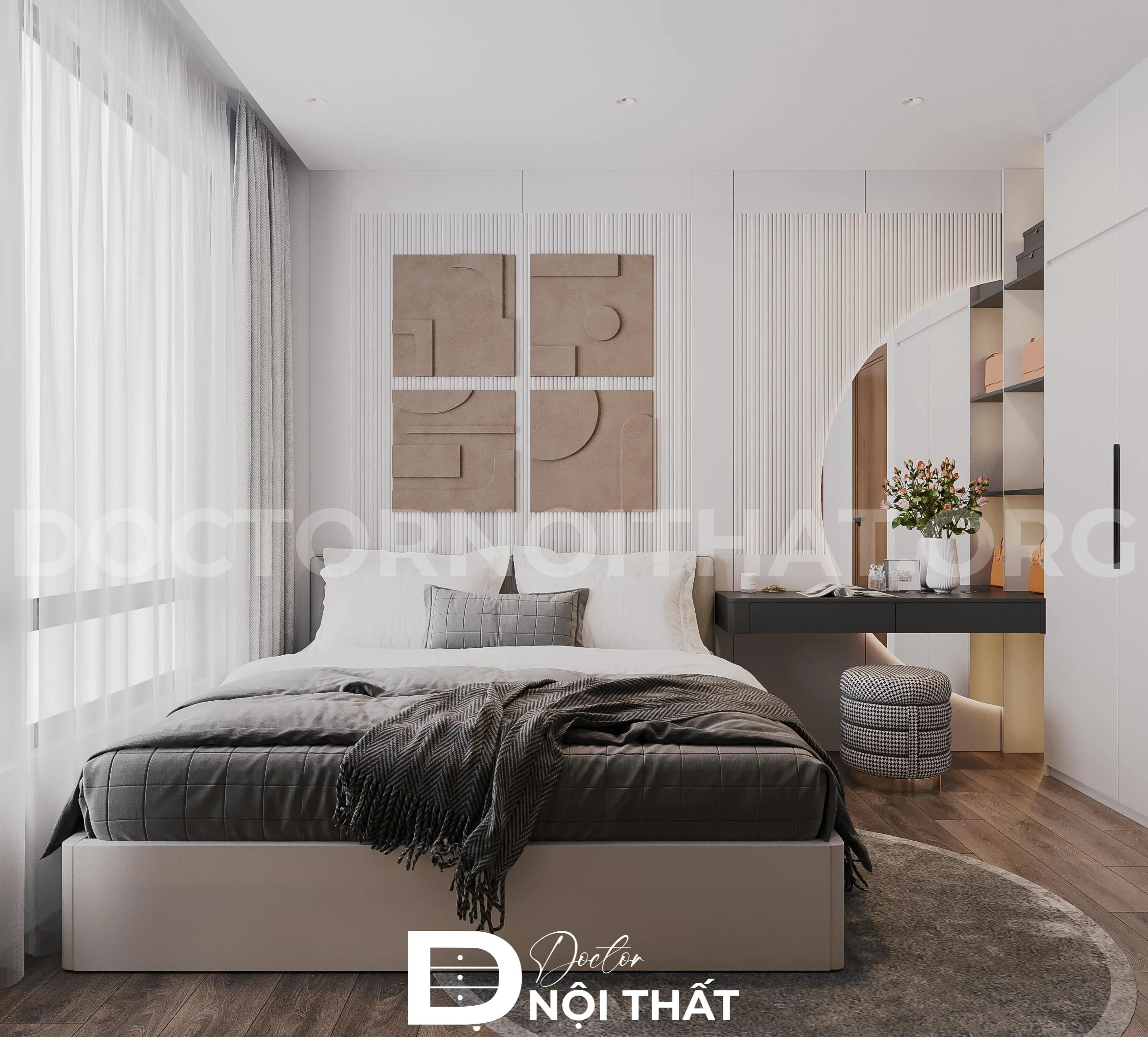 Thiết kế nội thất chung cư Hanoi Aqua Central cao cấp, tinh tế - Ảnh 10