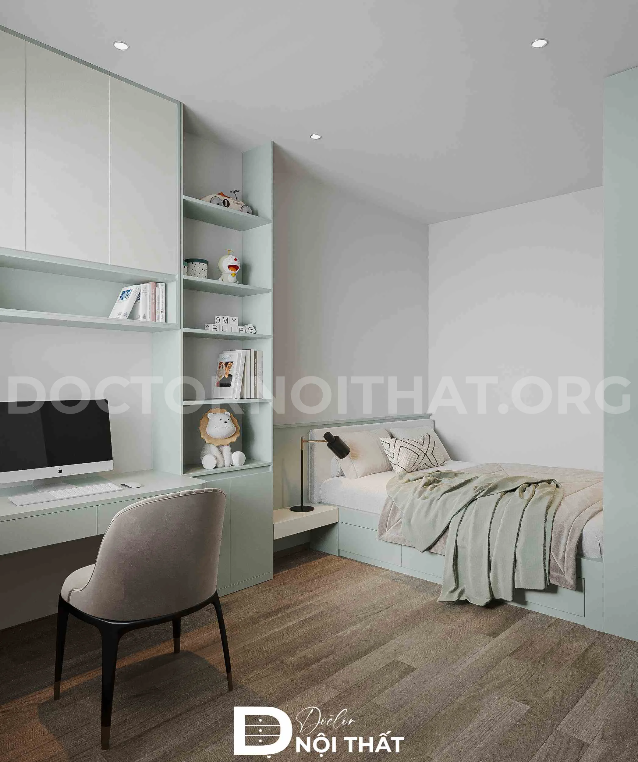 Thiết kế nội thất chung cư Hinode City đẹp, hiện đại