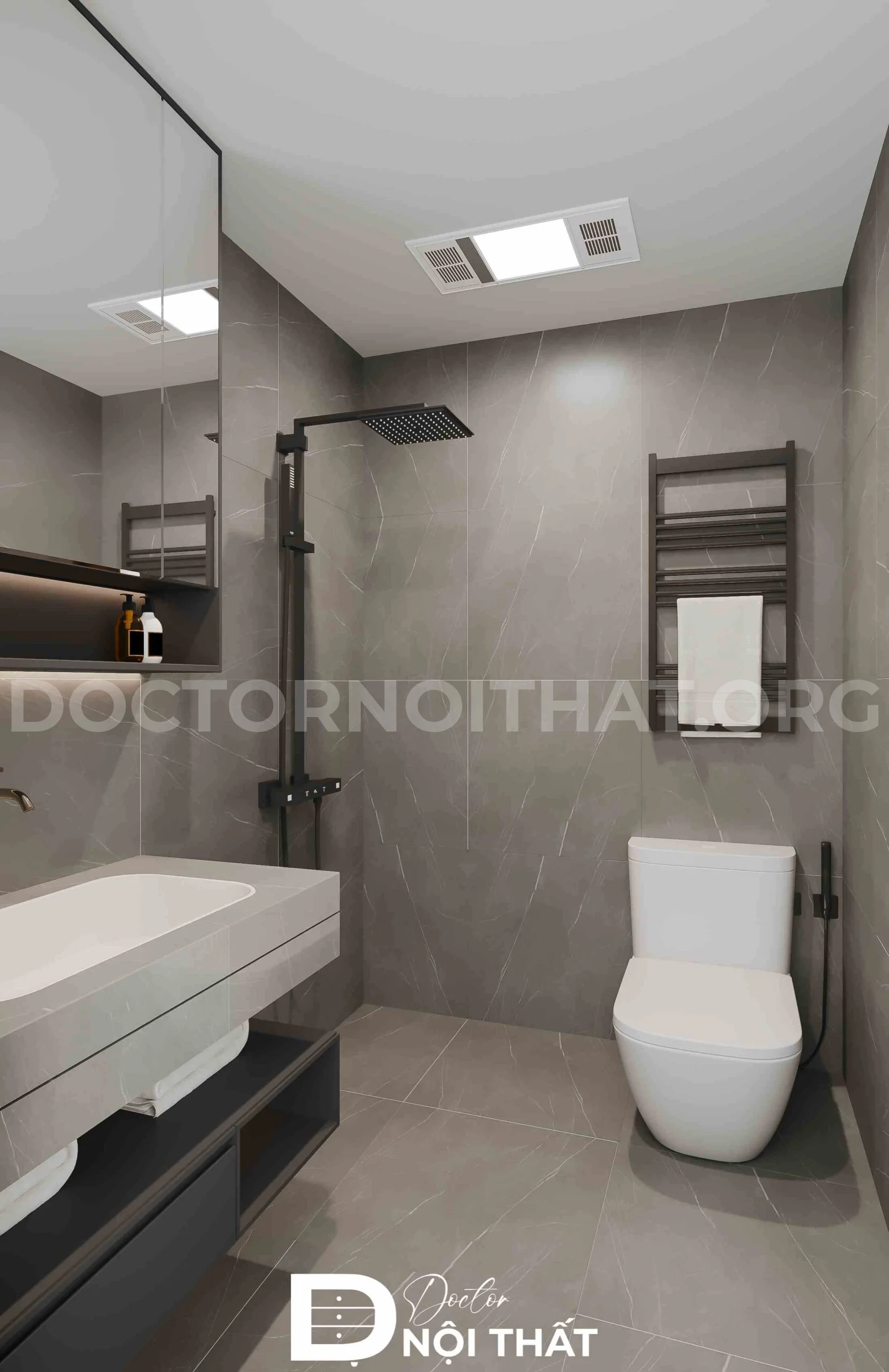 Thiết kế nội thất chung cư Hinode City đẹp, hiện đại - Ảnh 6