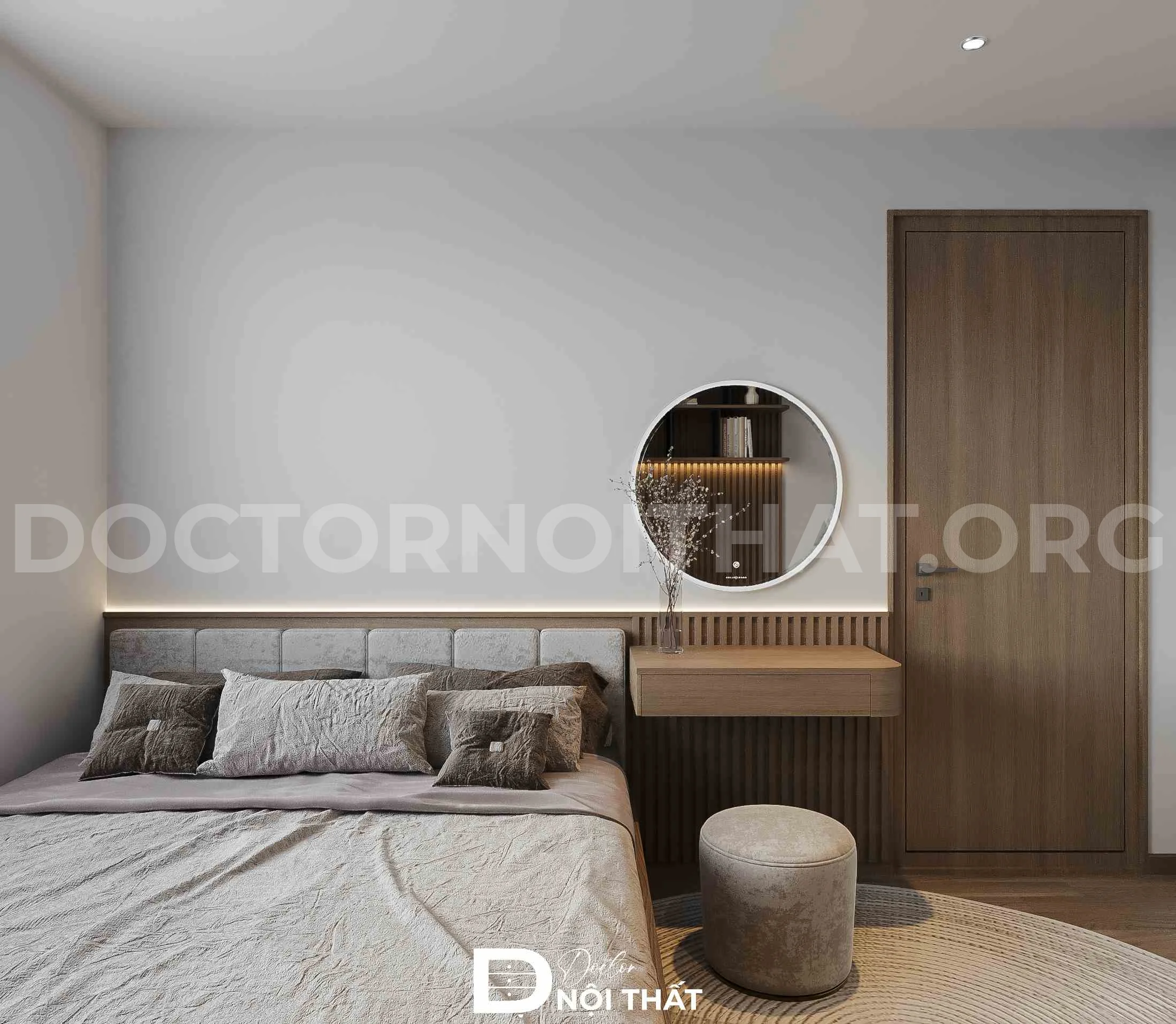 Thiết kế nội thất chung cư Hinode City đẹp, hiện đại - Ảnh 8