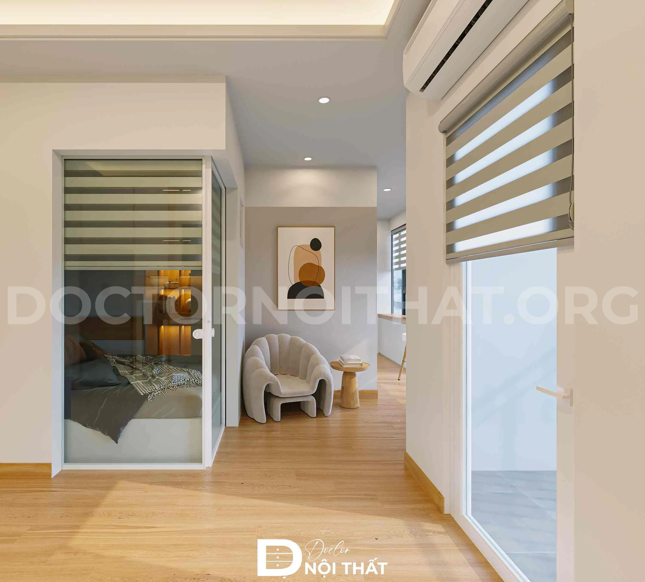 Thiết kế nội thất chung cư Hòa Bình Green City tòa H1 - Ảnh 9