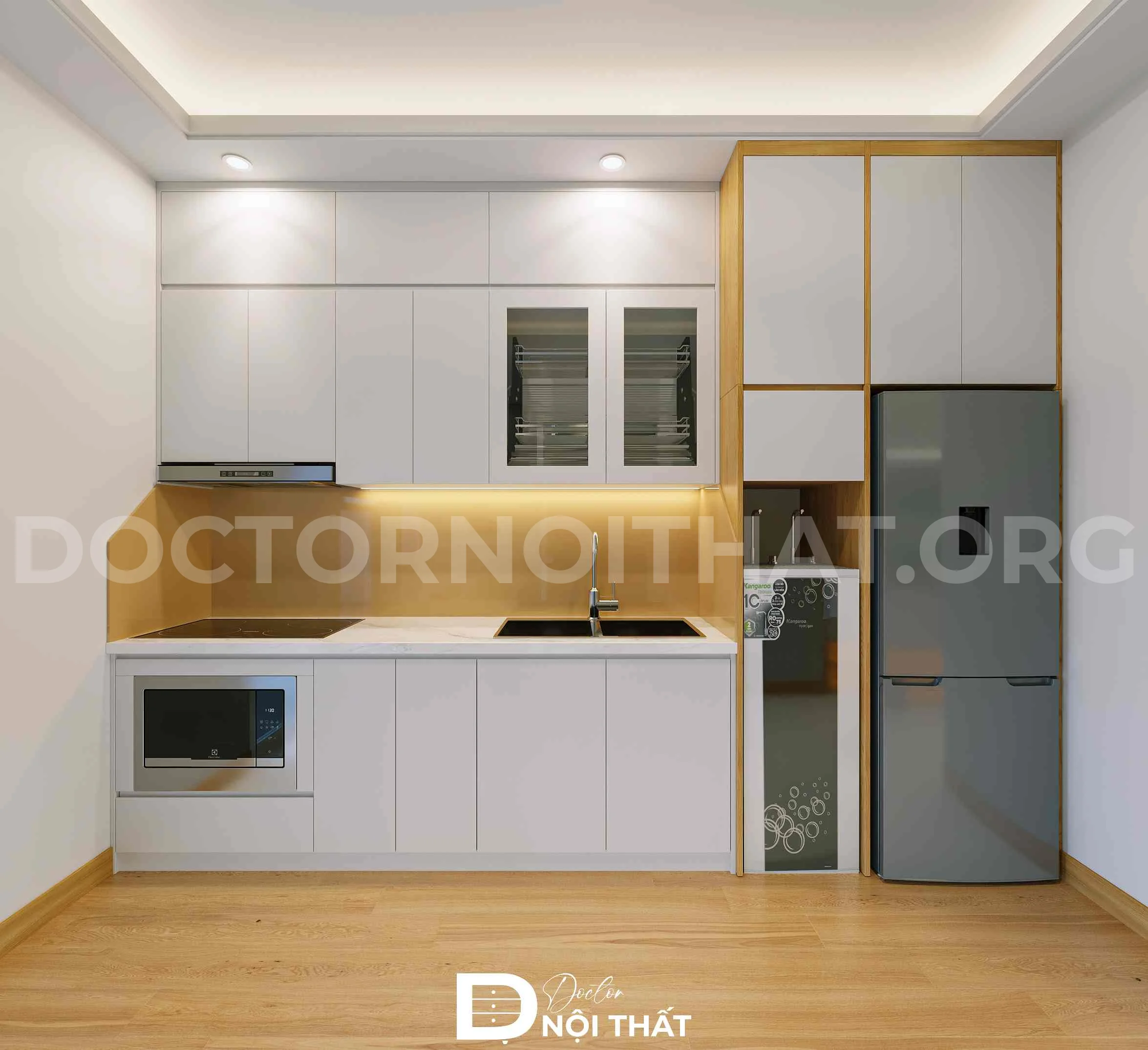 Thiết kế nội thất chung cư Hòa Bình Green City tòa H1 - Ảnh 10