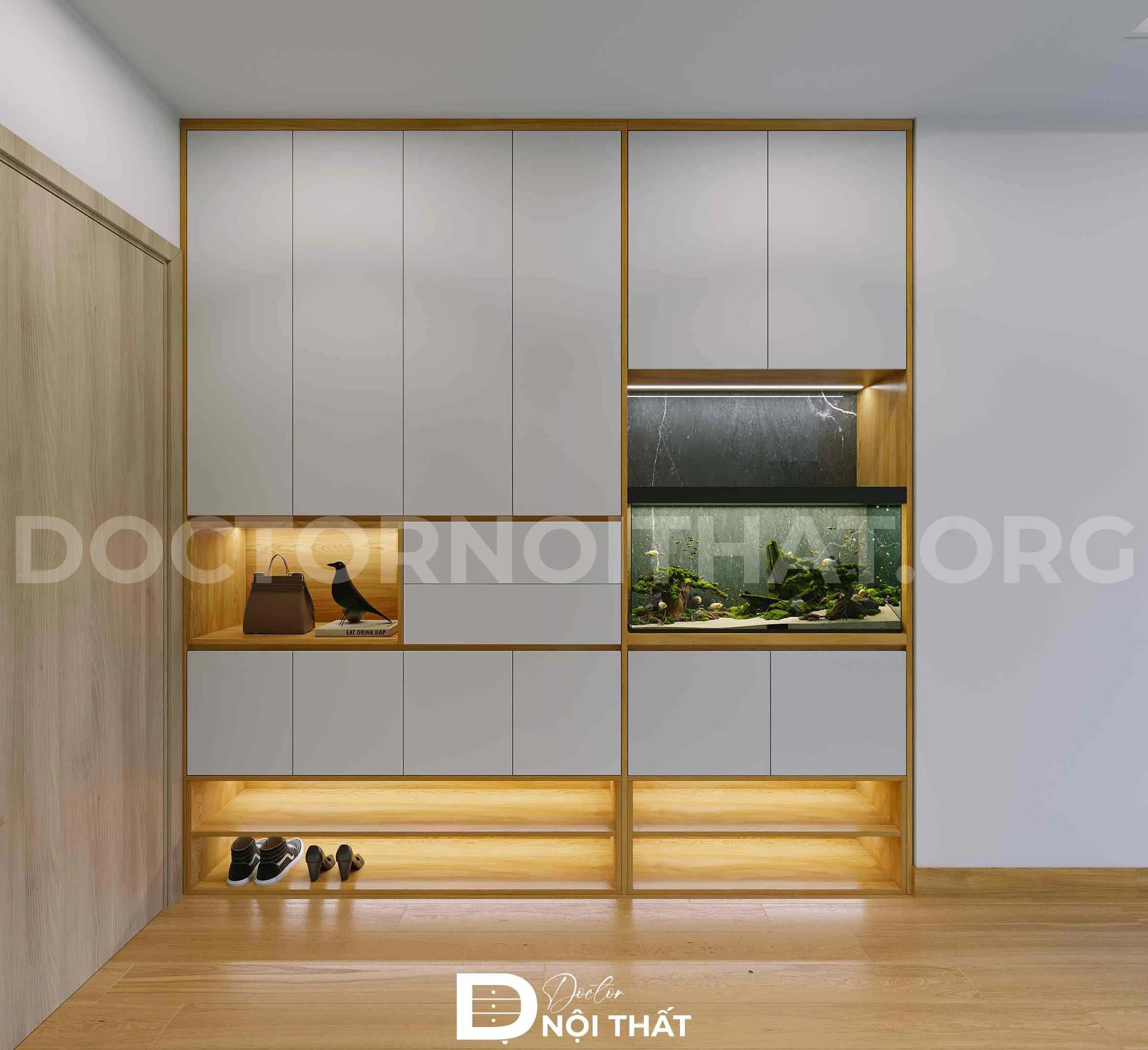 Thiết kế nội thất chung cư Hòa Bình Green City tòa H1 - Ảnh 12