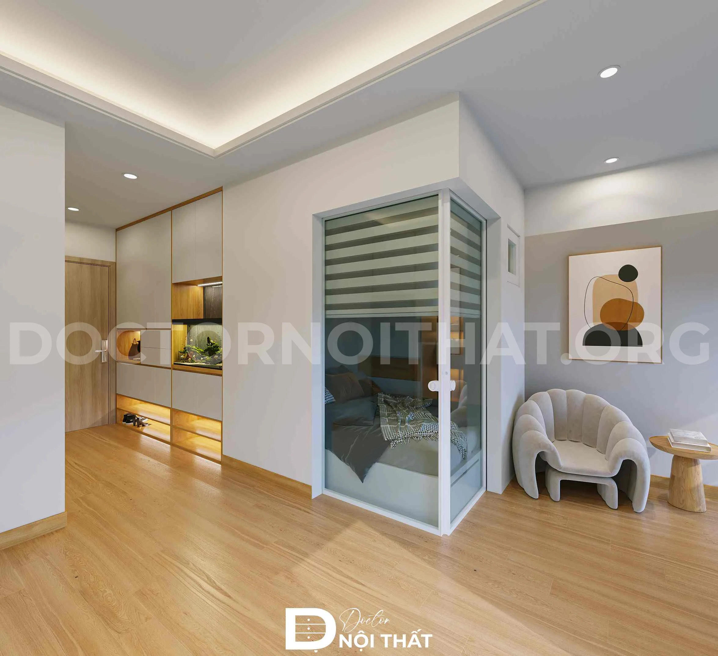 Thiết kế nội thất chung cư Hòa Bình Green City tòa H1 - Ảnh 16