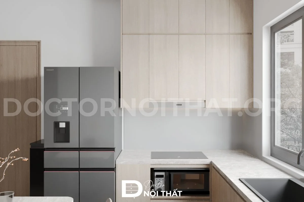 Mẫu thiết kế nội thất chung cư Hoàng Thành Tower đẹp sang trọng