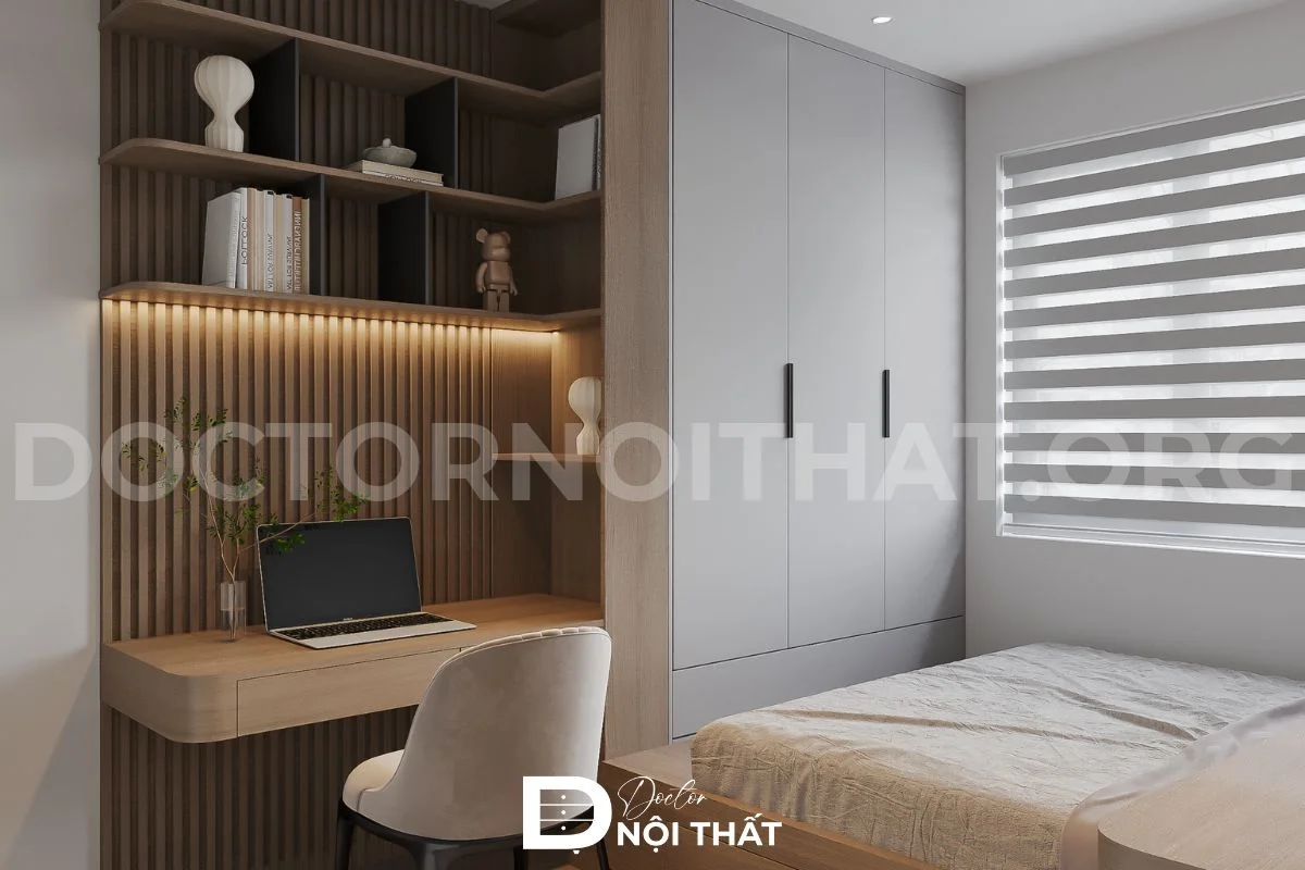 Mẫu thiết kế nội thất chung cư Hoàng Thành Tower đẹp sang trọng - Ảnh 3