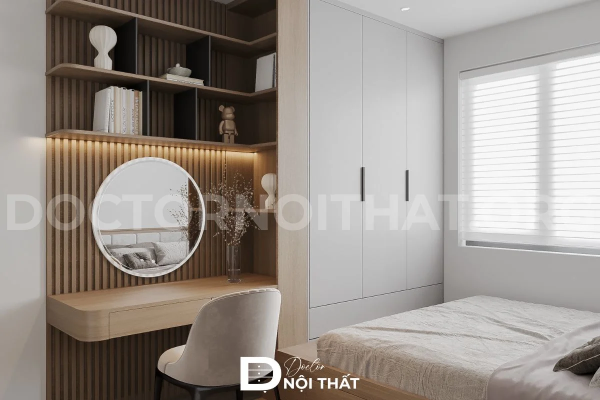 Mẫu thiết kế nội thất chung cư Hoàng Thành Tower đẹp sang trọng - Ảnh 7
