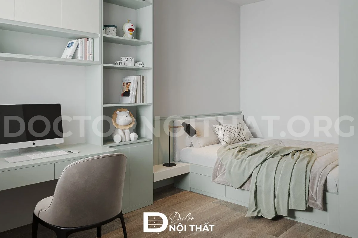 Mẫu thiết kế nội thất chung cư Hoàng Thành Tower đẹp sang trọng - Ảnh 8