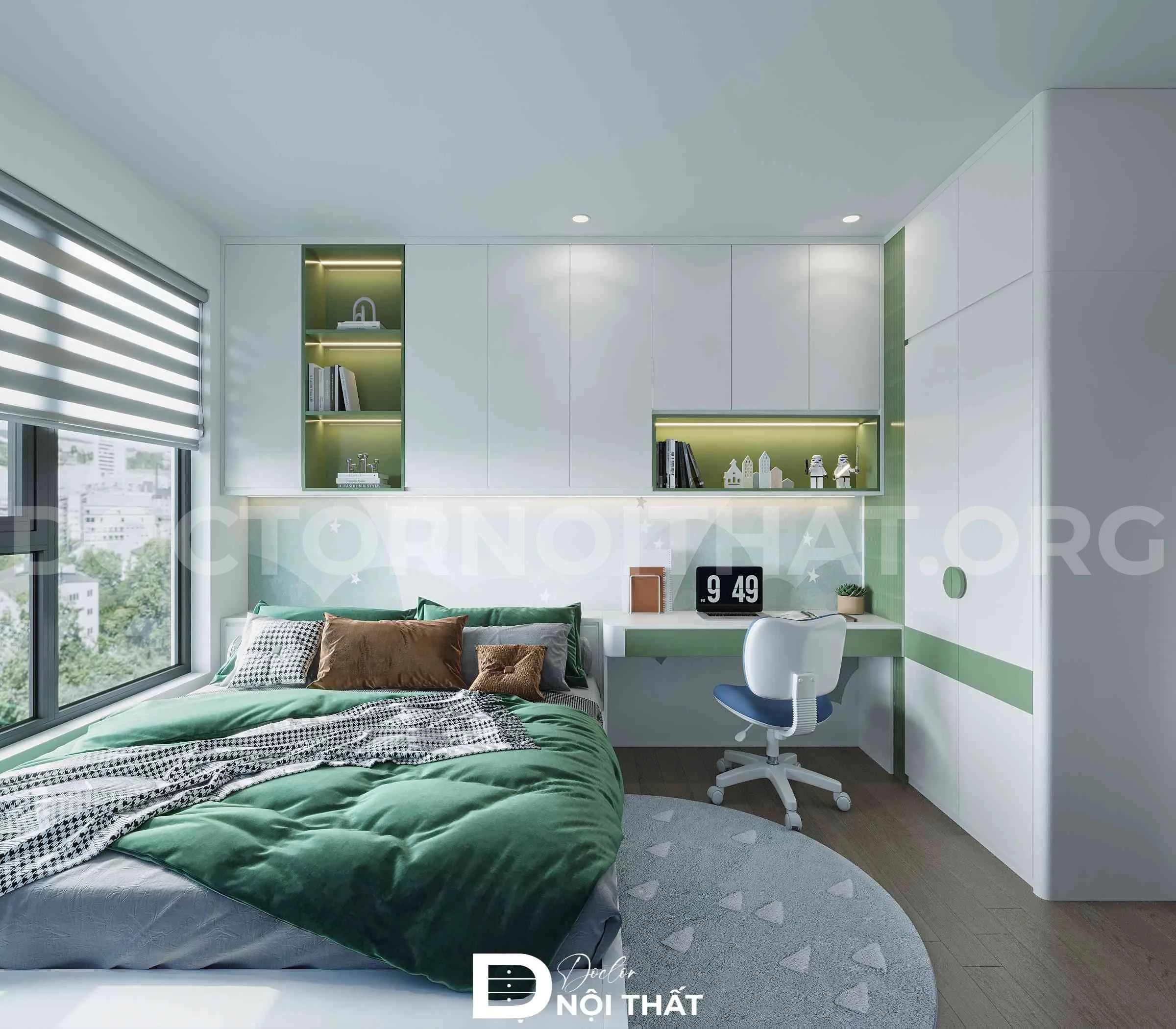 Thiết kế nội thất chung cư Imperia Sky Garden đẹp, ấn tượng - Ảnh 7