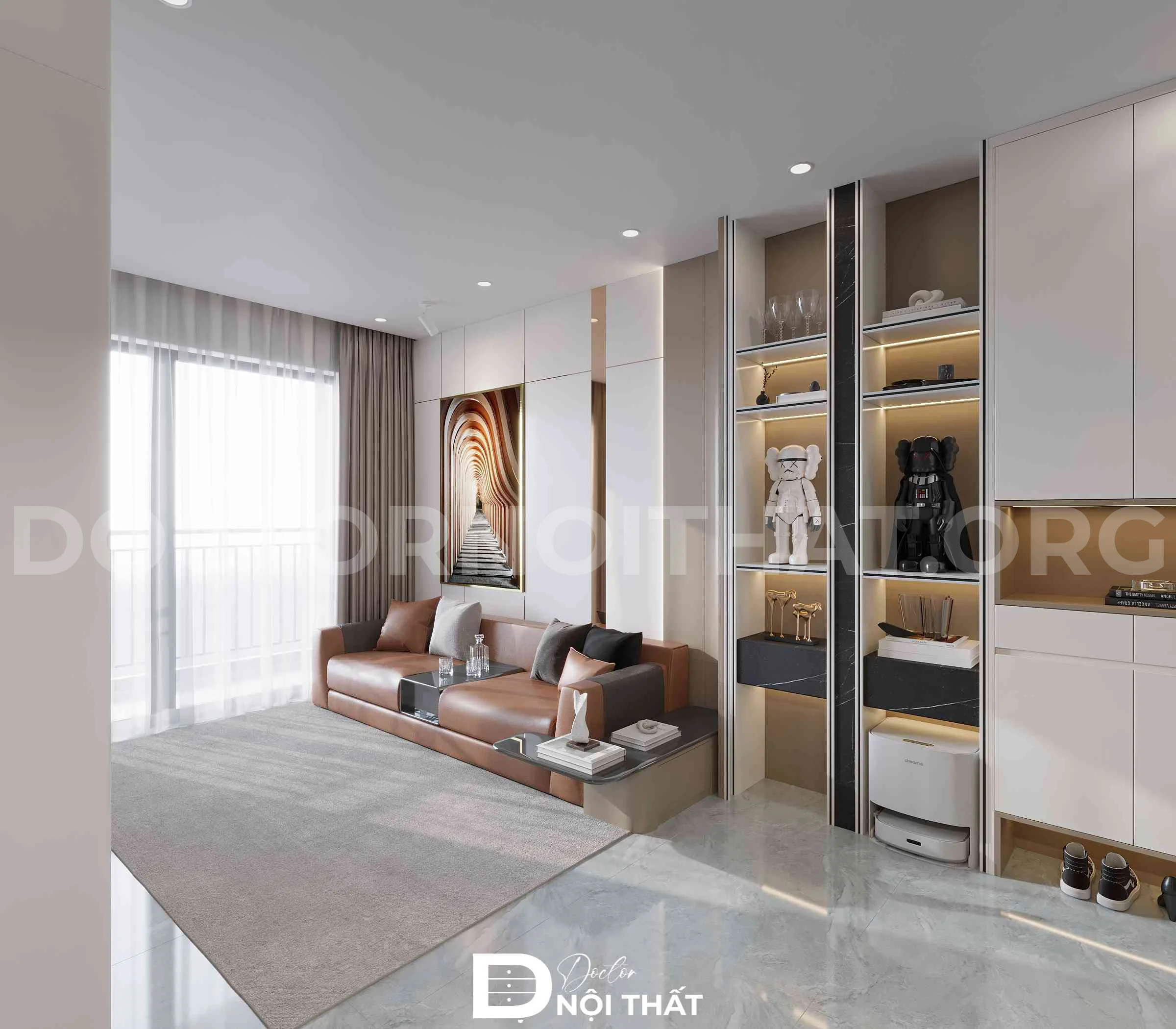 Thiết kế nội thất chung cư Imperia Sky Garden đẹp, ấn tượng - Ảnh 10