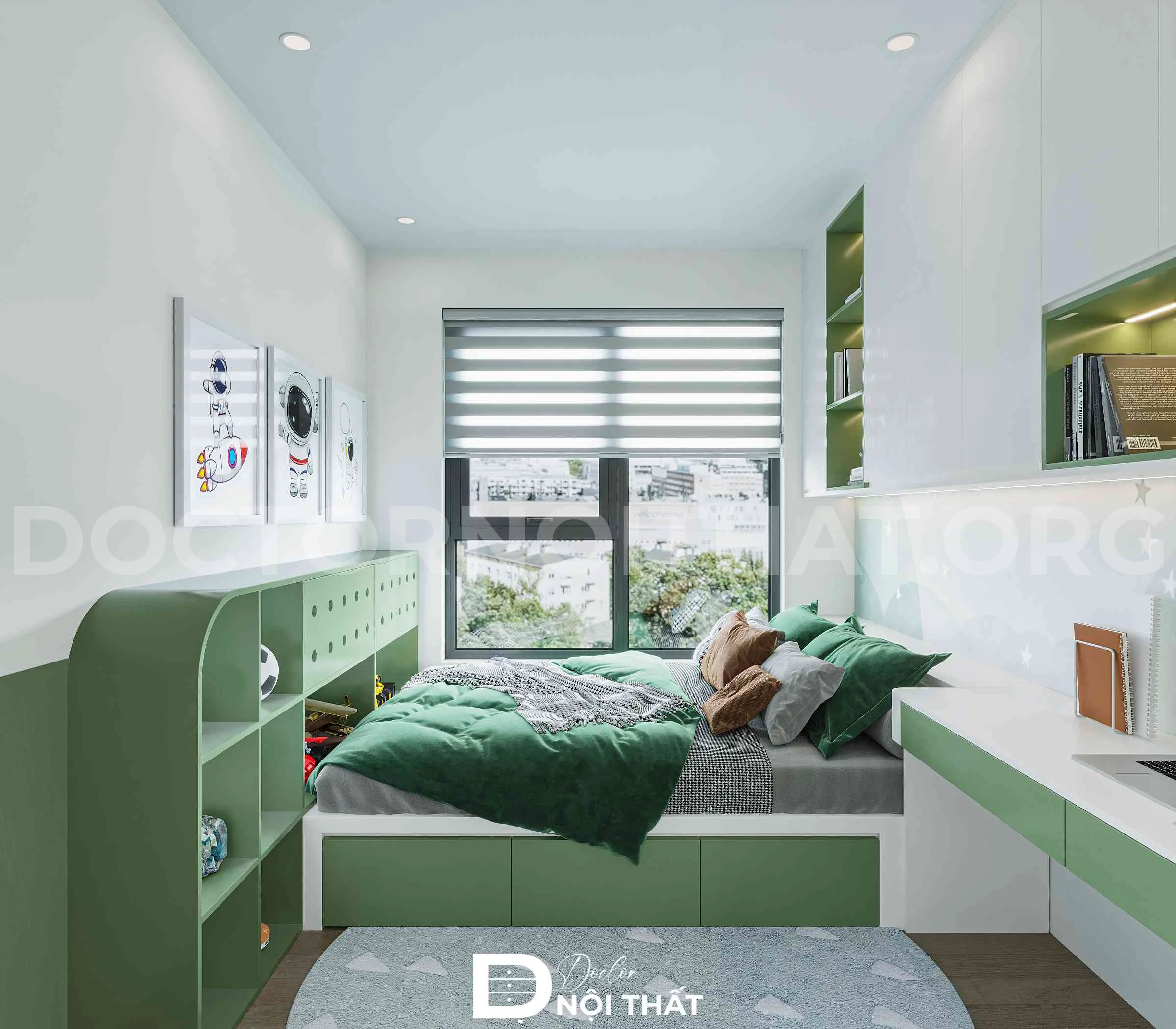 Thiết kế nội thất chung cư Imperia Sky Garden đẹp, ấn tượng - Ảnh 12