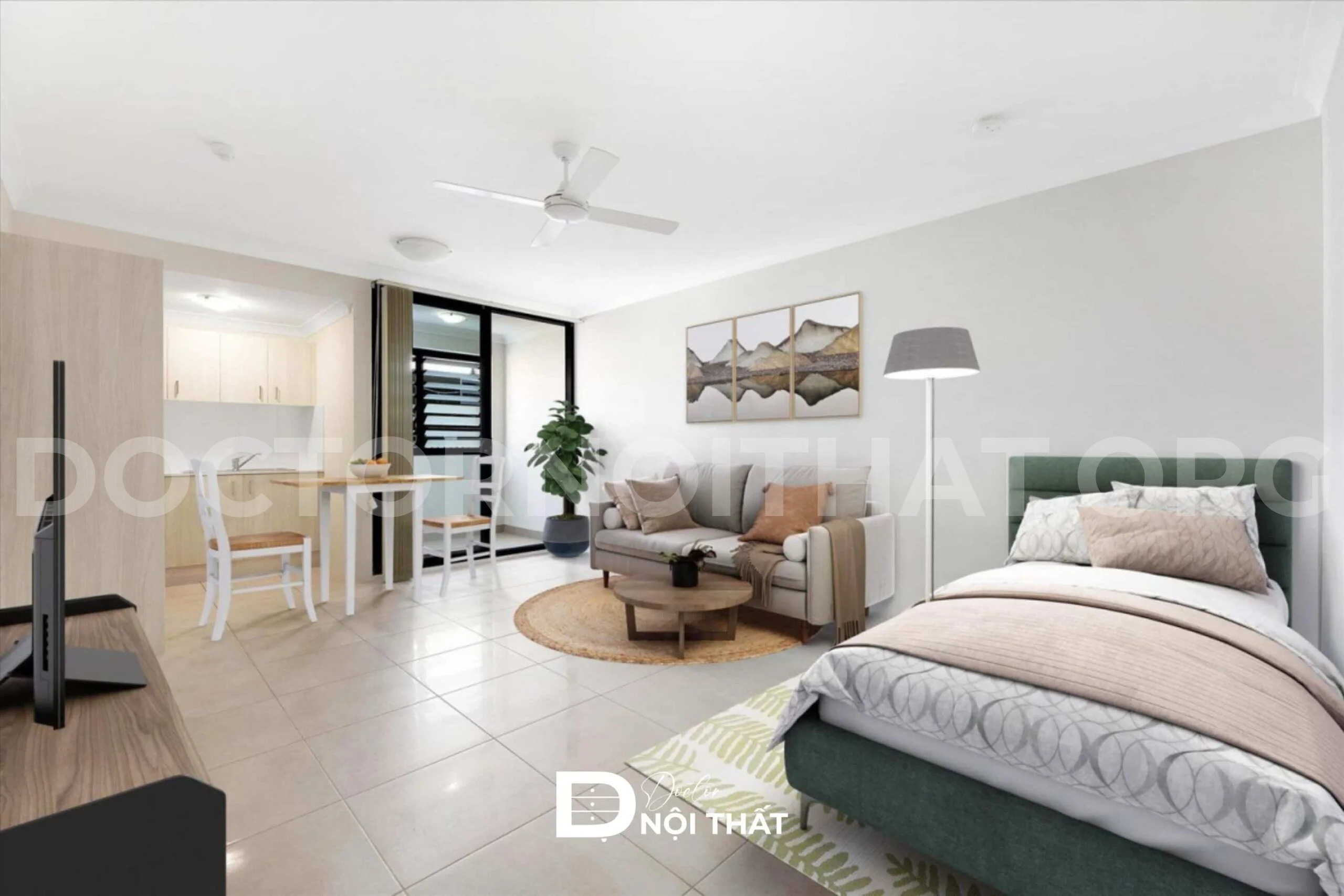 Dự án thiết kế nội thất chung cư Lancaster Núi Trúc - Ảnh 12