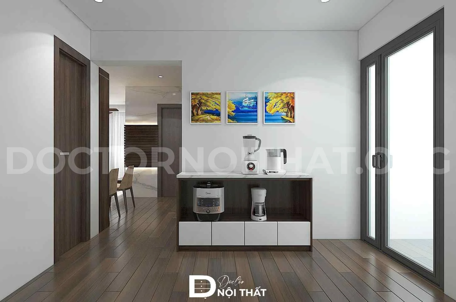 Thiết kế nội thất chung cư NTHome hiện đại