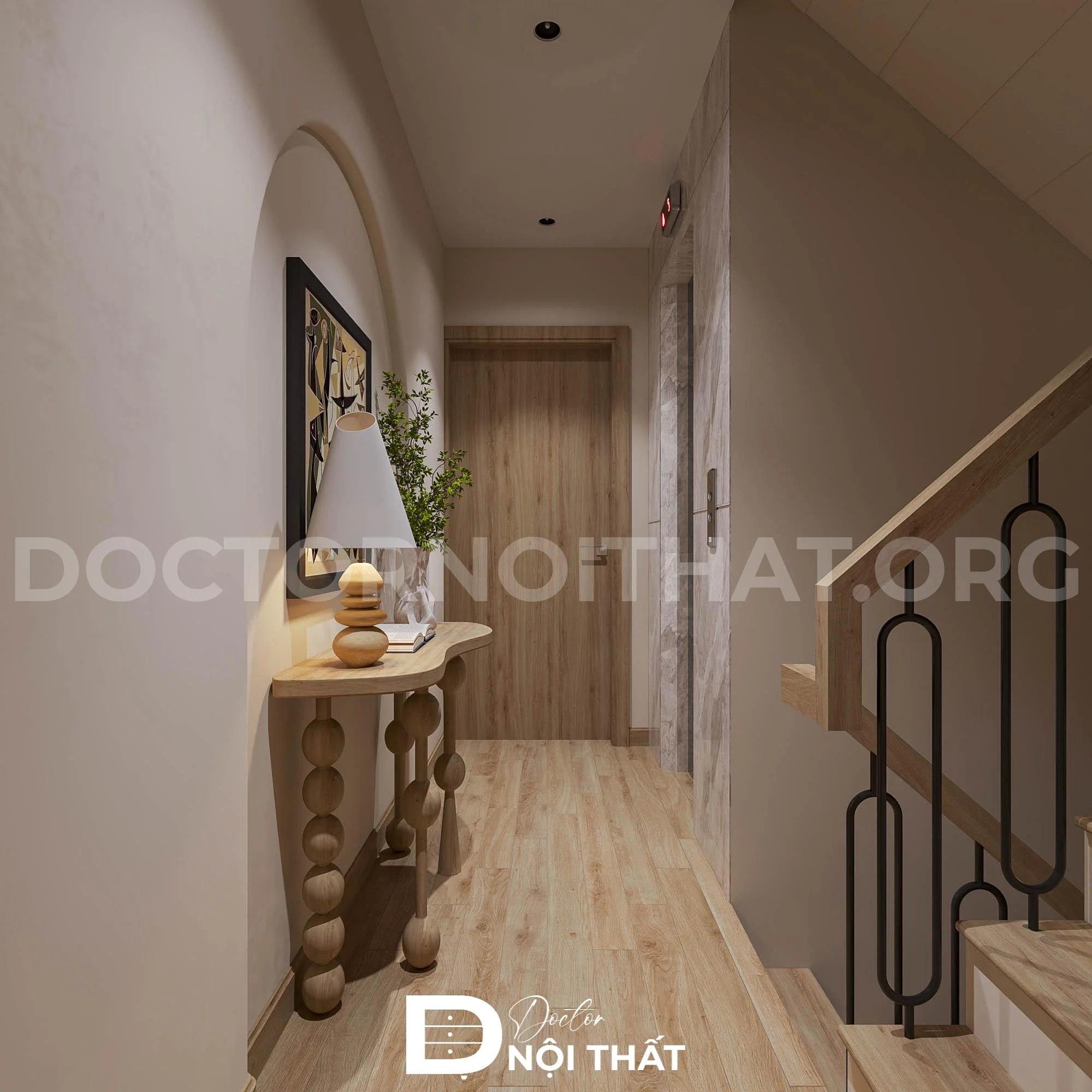 Thiết kế nội thất chung cư phong cách Japandi cho anh Dũng – Đội Cấn - Ảnh 6