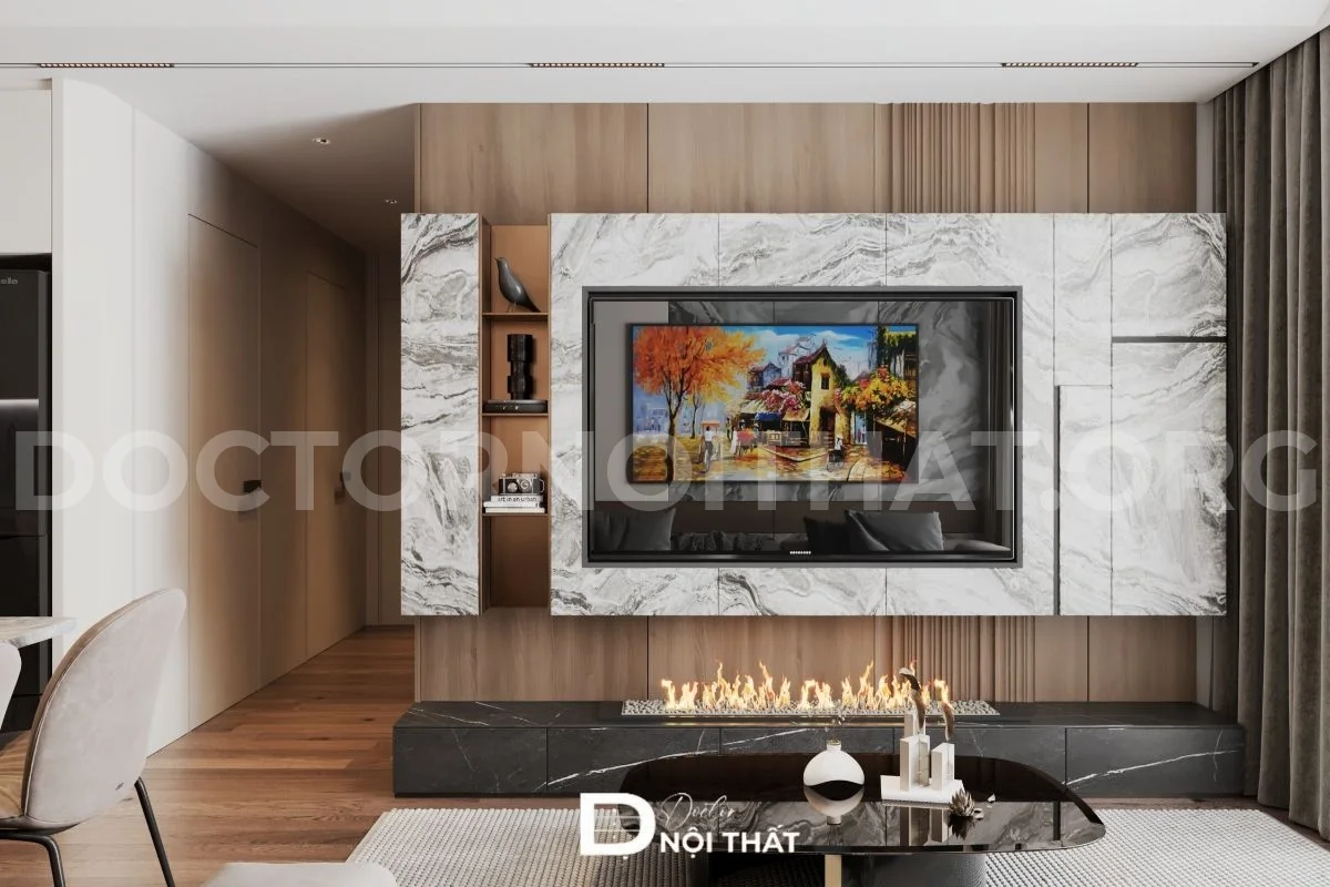 Thiết kế nội thất chung cư The Ninety Complex 90 Láng hiện đại - Ảnh 1