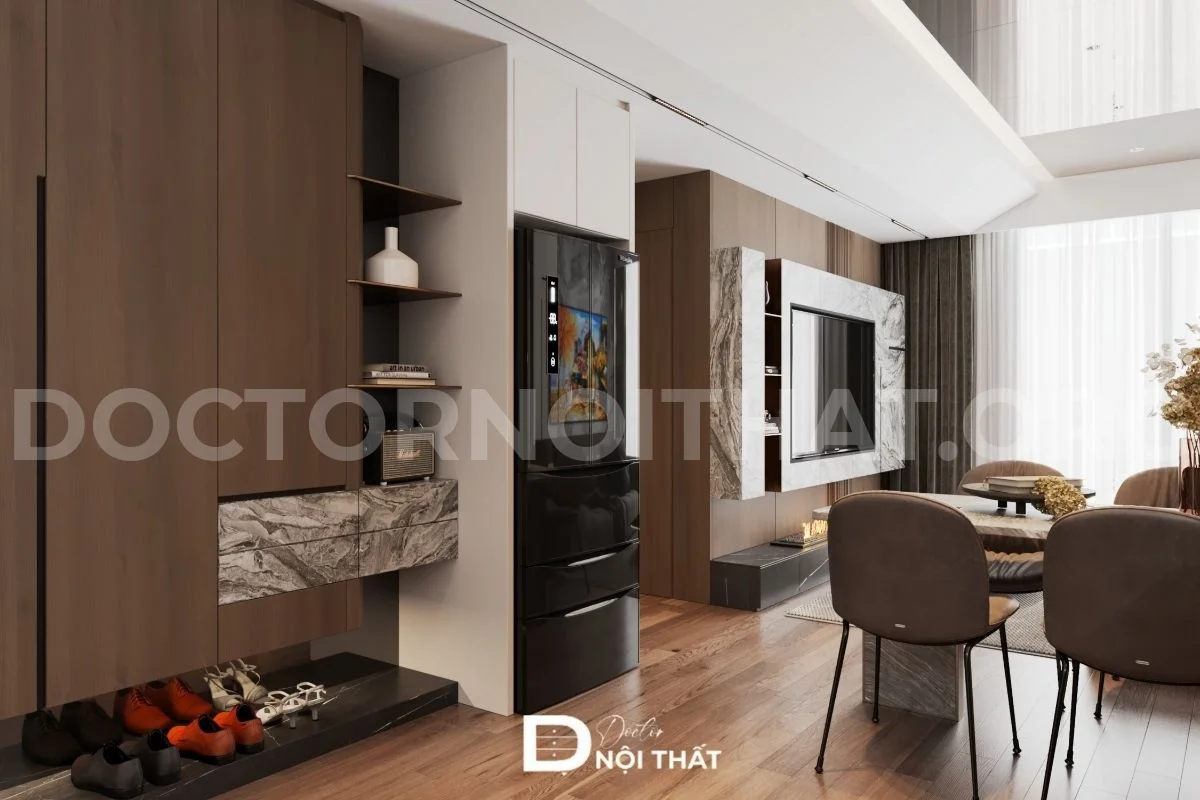 Thiết kế nội thất chung cư The Ninety Complex 90 Láng hiện đại - Ảnh 7