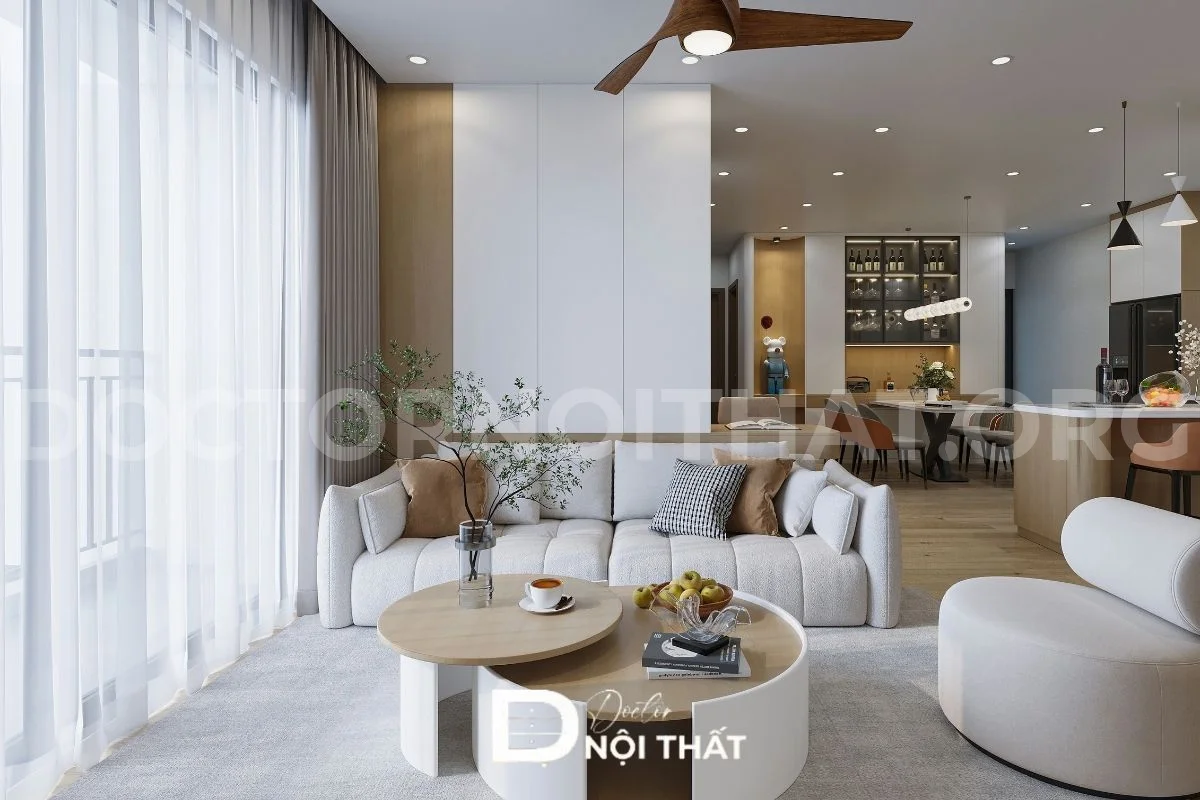 Thiết kế nội thất chung cư The Ninety Complex 90 Láng hiện đại - Ảnh 8