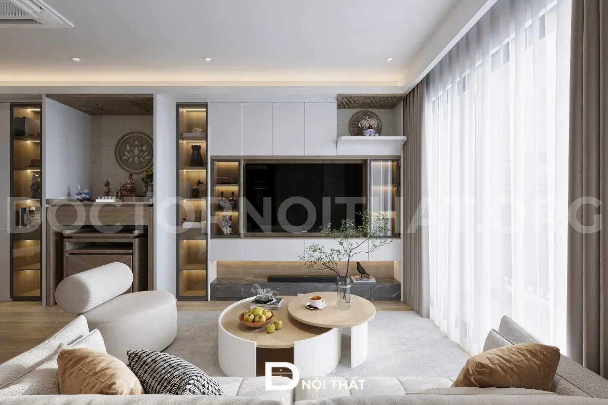 Thiết kế nội thất chung cư The Ninety Complex 90 Láng hiện đại - Ảnh 10