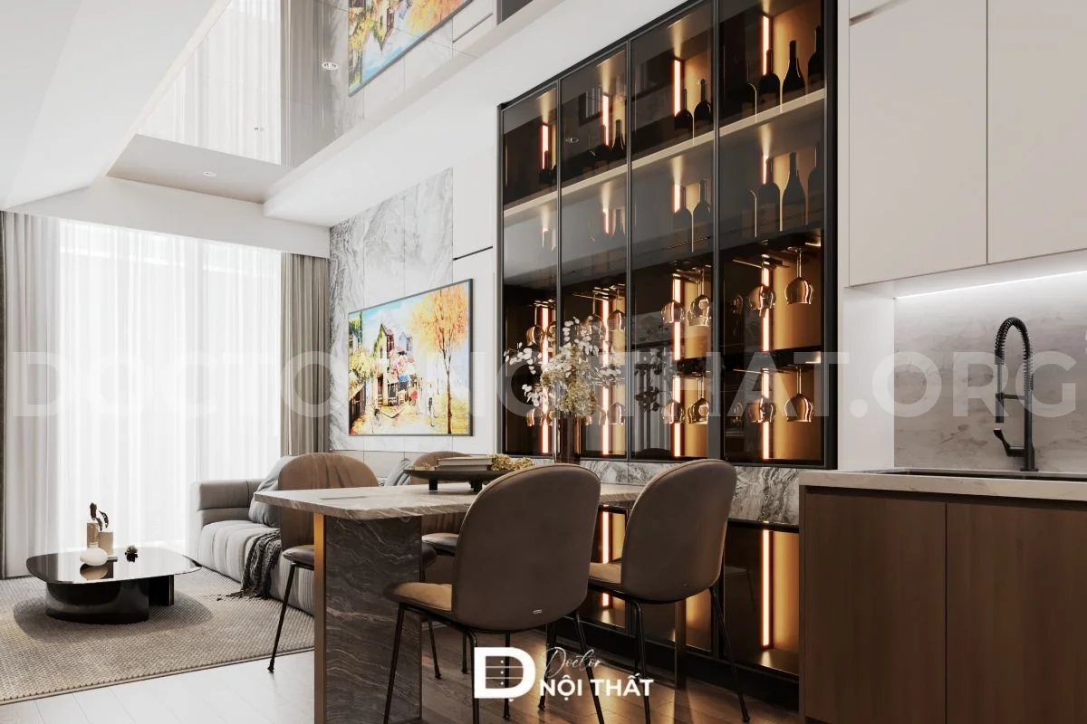 Thiết kế nội thất chung cư The Ninety Complex 90 Láng hiện đại - Ảnh 16