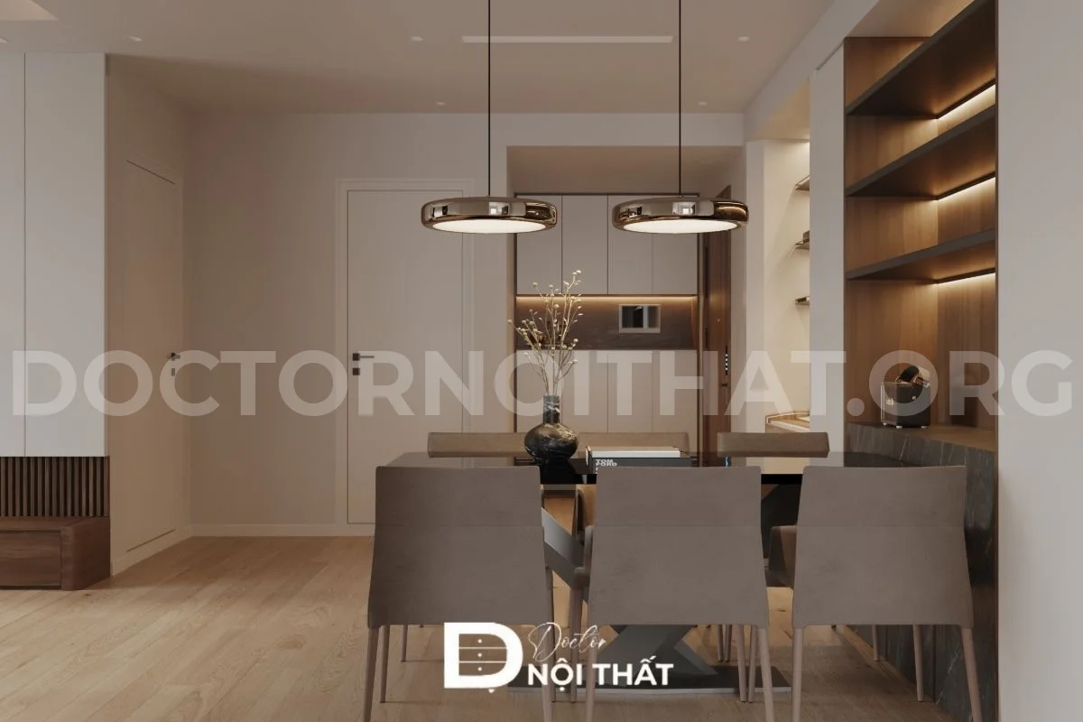 Thiết kế nội thất chung cư The Ninety Complex 90 Láng hiện đại - Ảnh 21