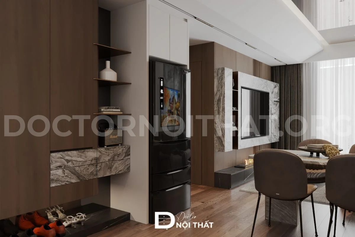 Thiết kế nội thất chung cư The Ninety Complex 90 Láng hiện đại - Ảnh 26