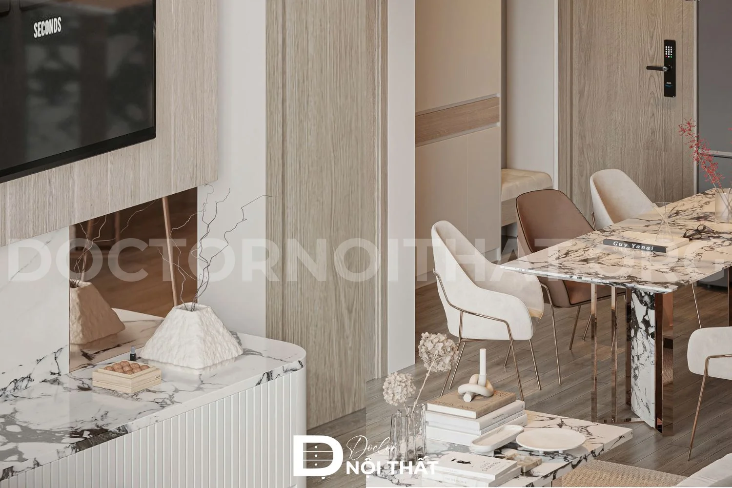 Thiết kế nội thất chung cư Vincom Center Bà Triệu hiện đại - Ảnh 2