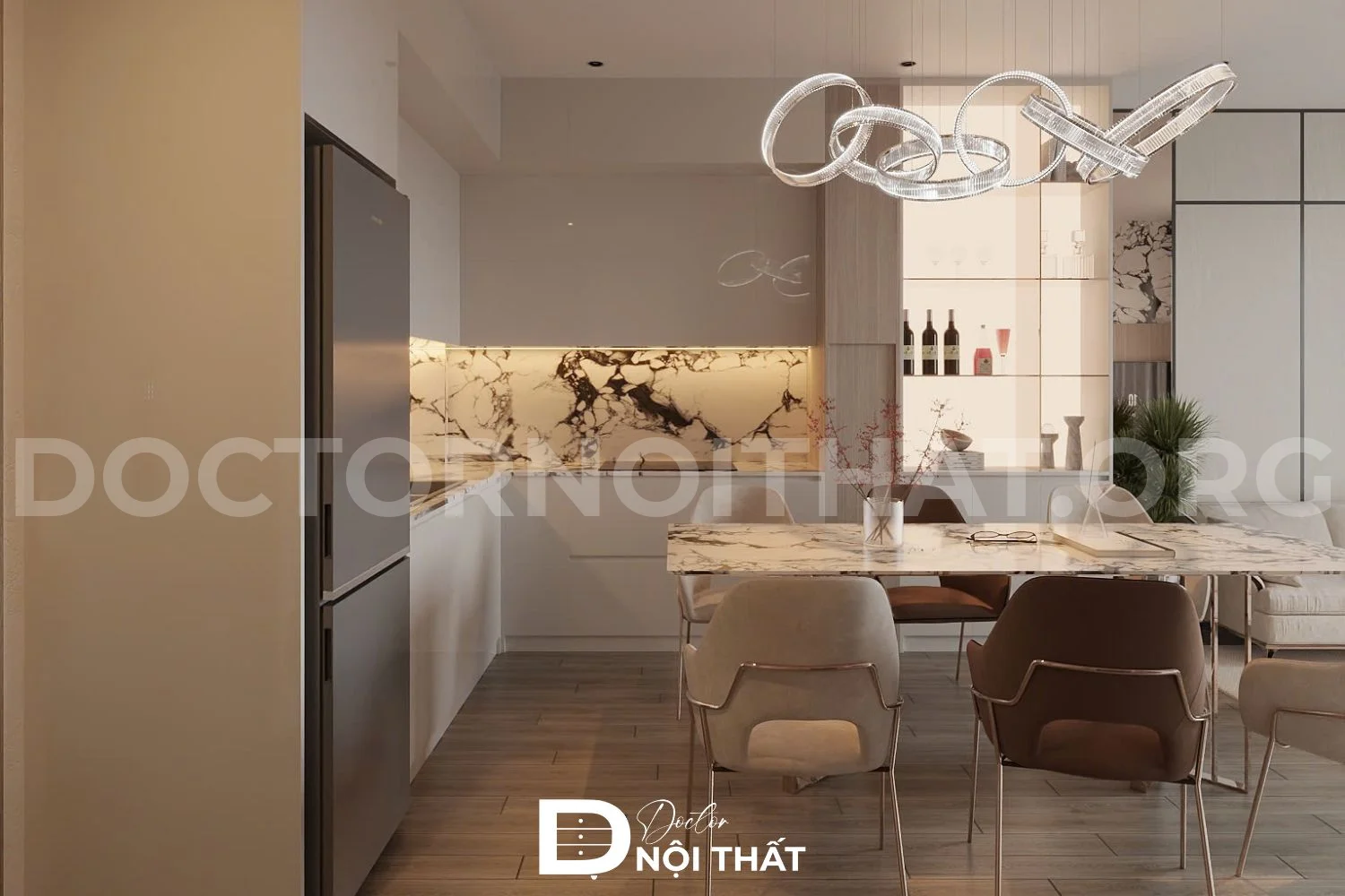 Thiết kế nội thất chung cư Vincom Center Bà Triệu hiện đại - Ảnh 5