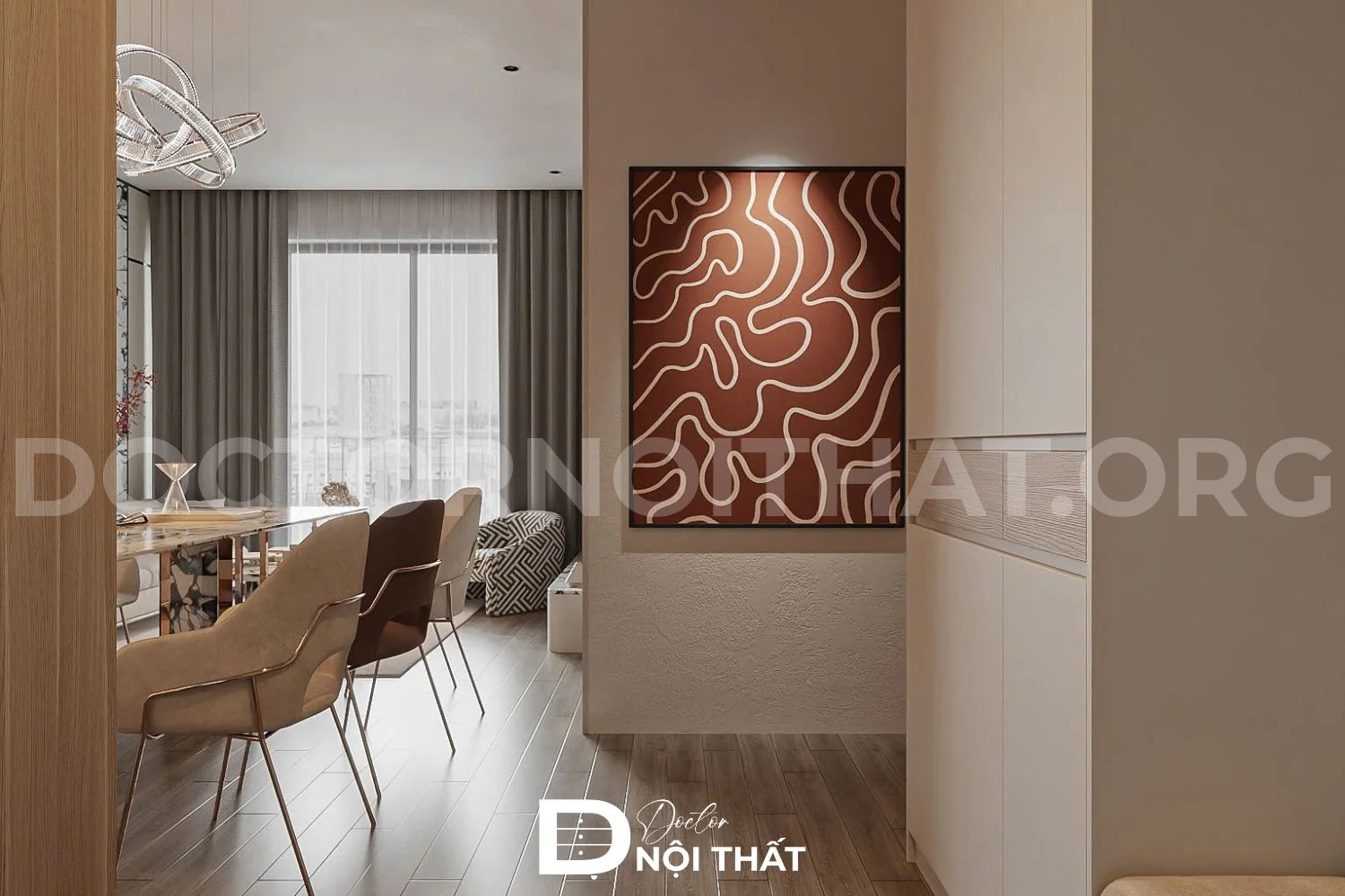 Thiết kế nội thất chung cư Vincom Center Bà Triệu hiện đại - Ảnh 6