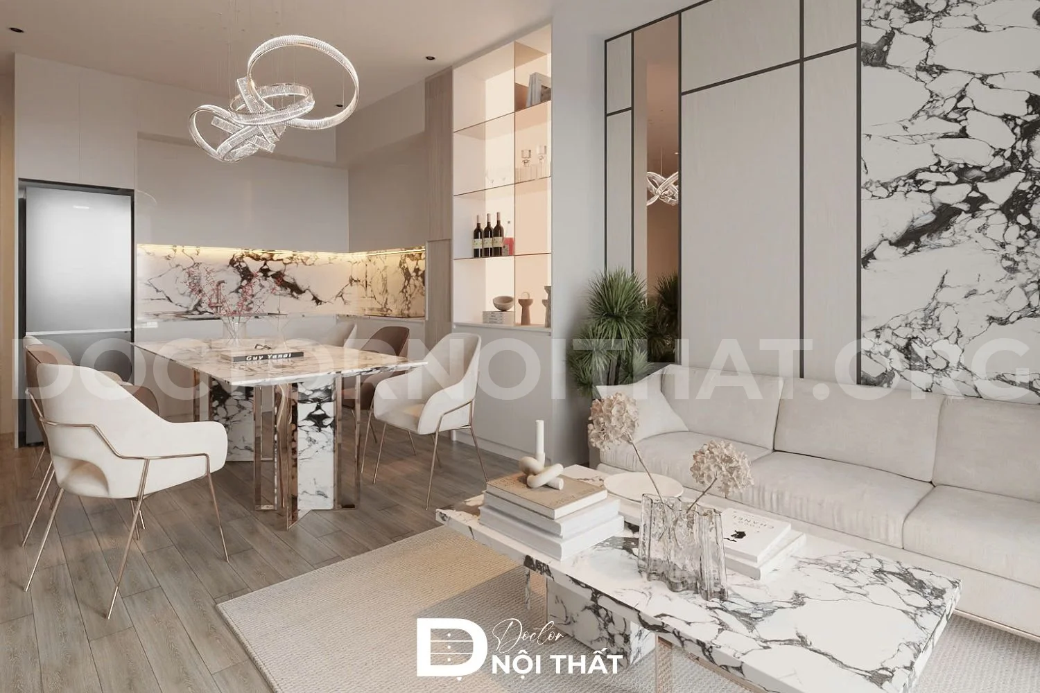Thiết kế nội thất chung cư Vincom Center Bà Triệu hiện đại - Ảnh 11