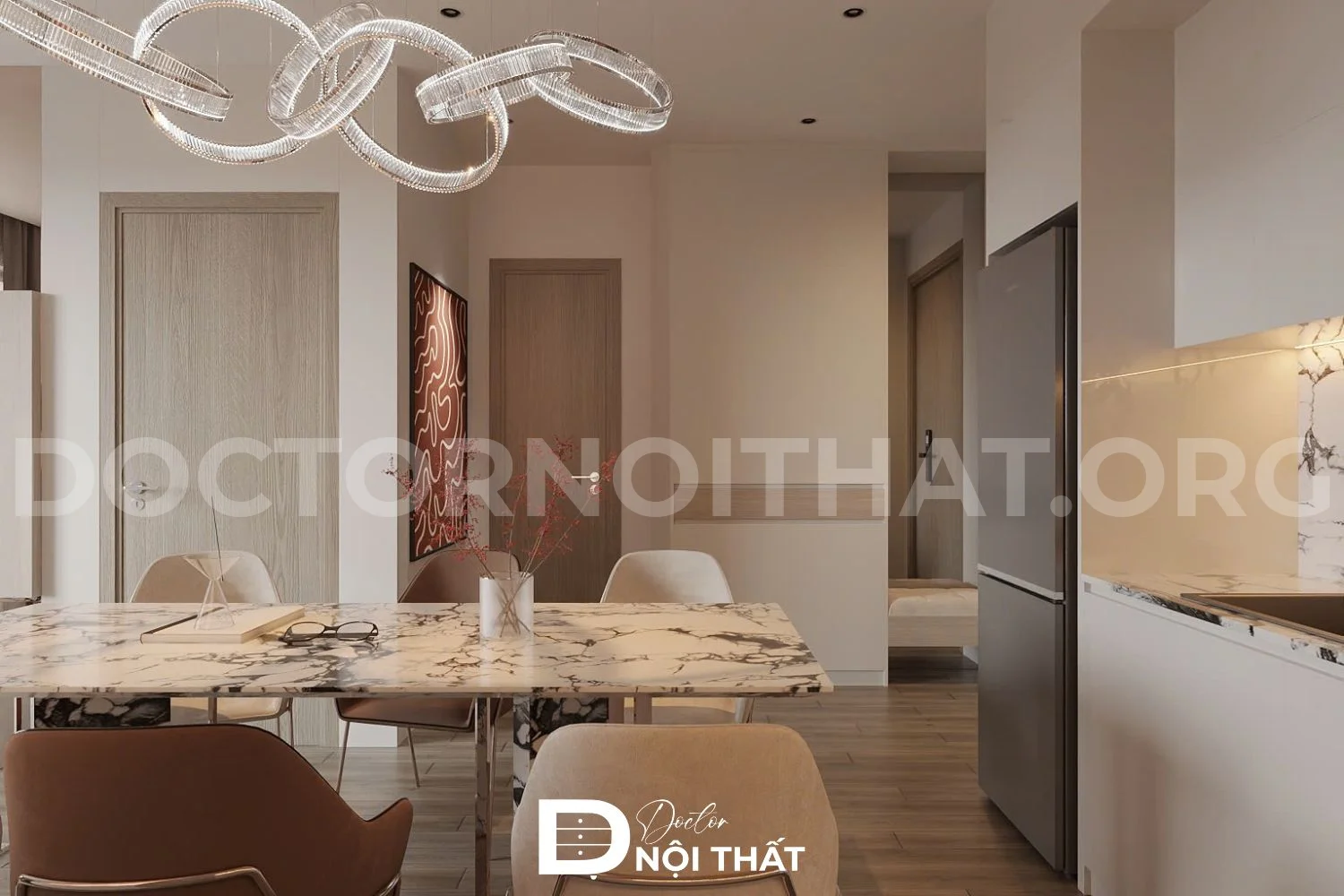 Thiết kế nội thất chung cư Vincom Center Bà Triệu hiện đại - Ảnh 14