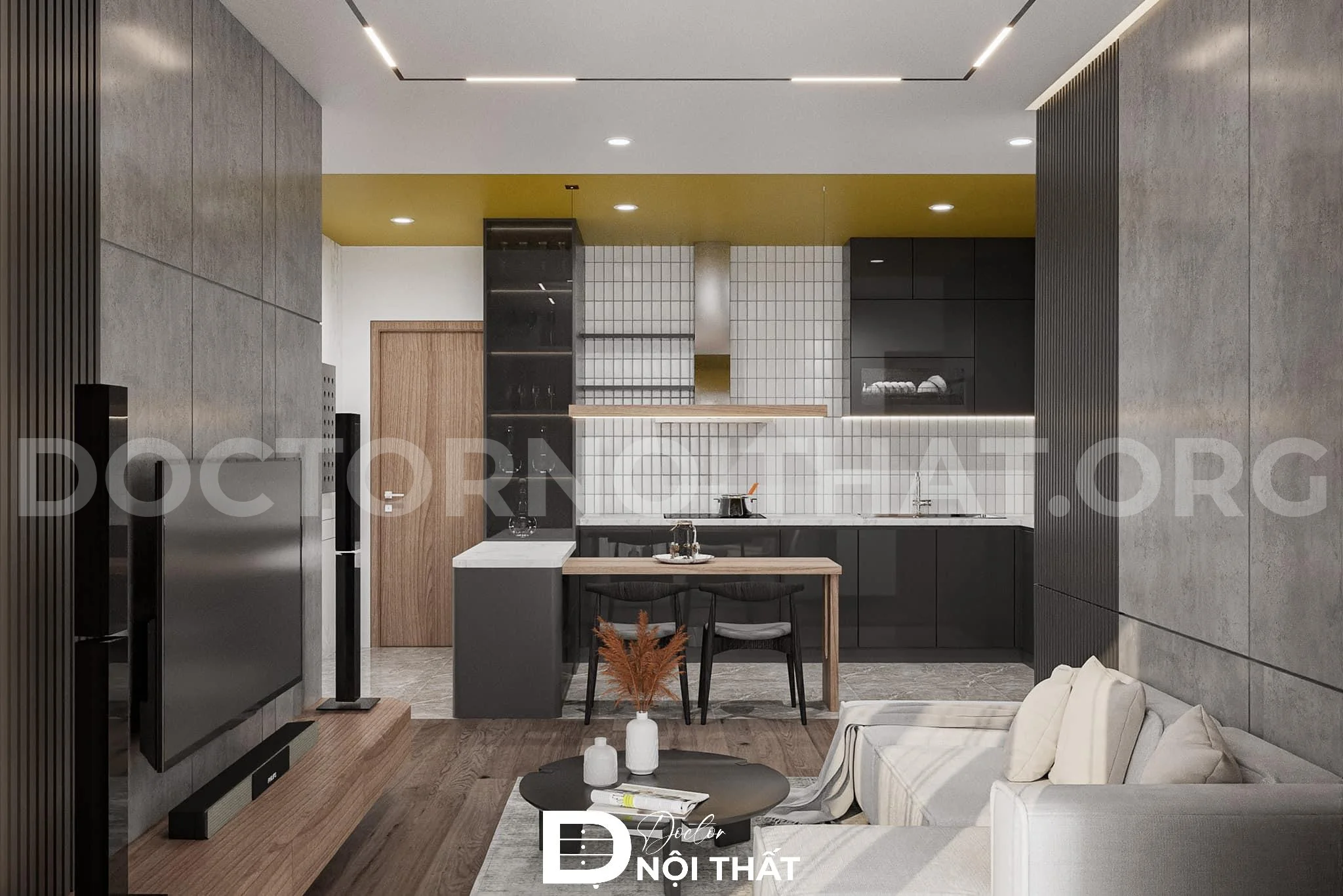 Bố trí nội thất khoa học để tối ưu diện tích, tạo cảm giác rộng rãi