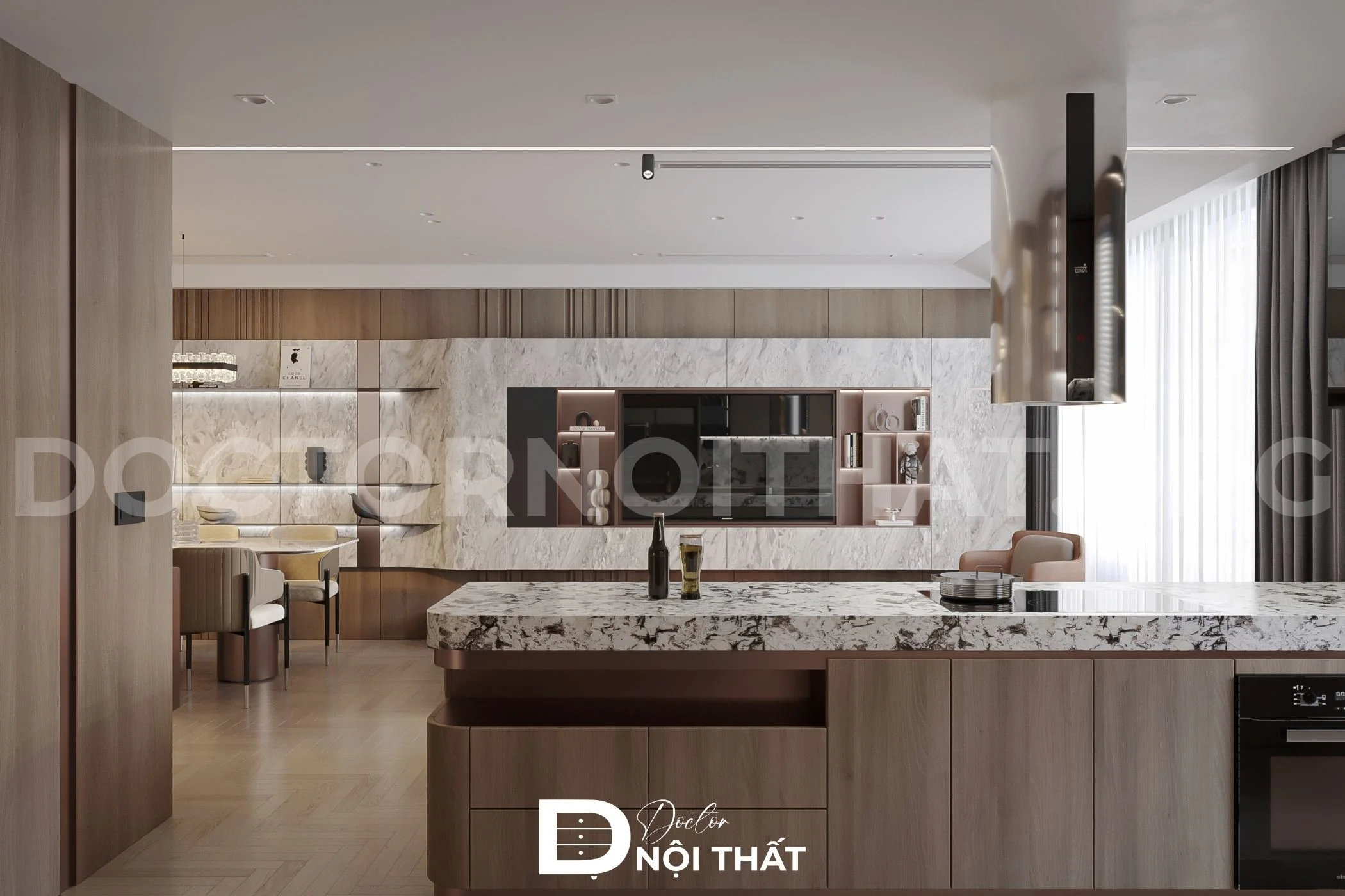 Bố trí nội thất thông minh mang lại sự cân bằng tiện nghi