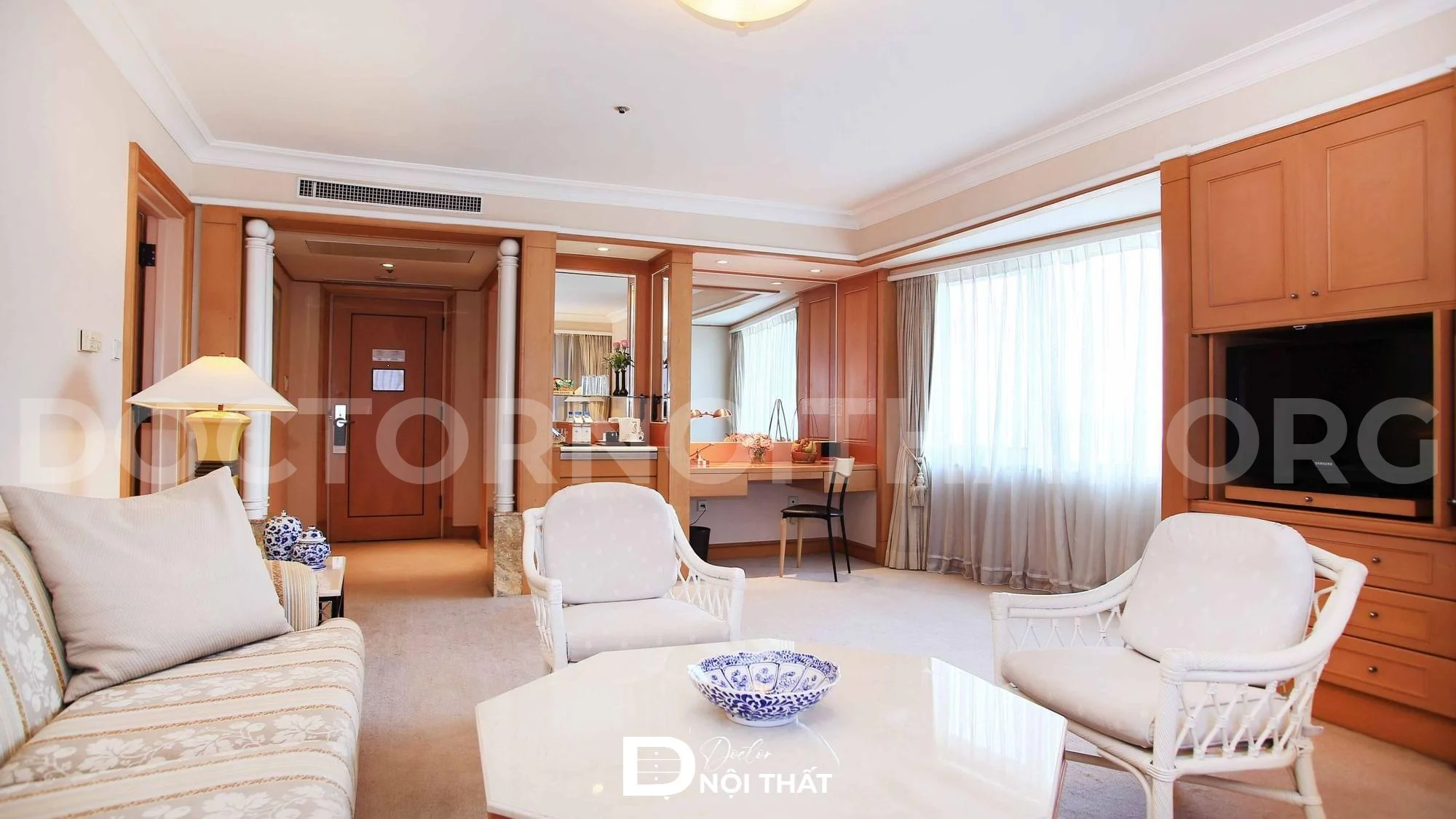 Mỗi hạng phòng có tiêu chuẩn đồ nội thất riêng
