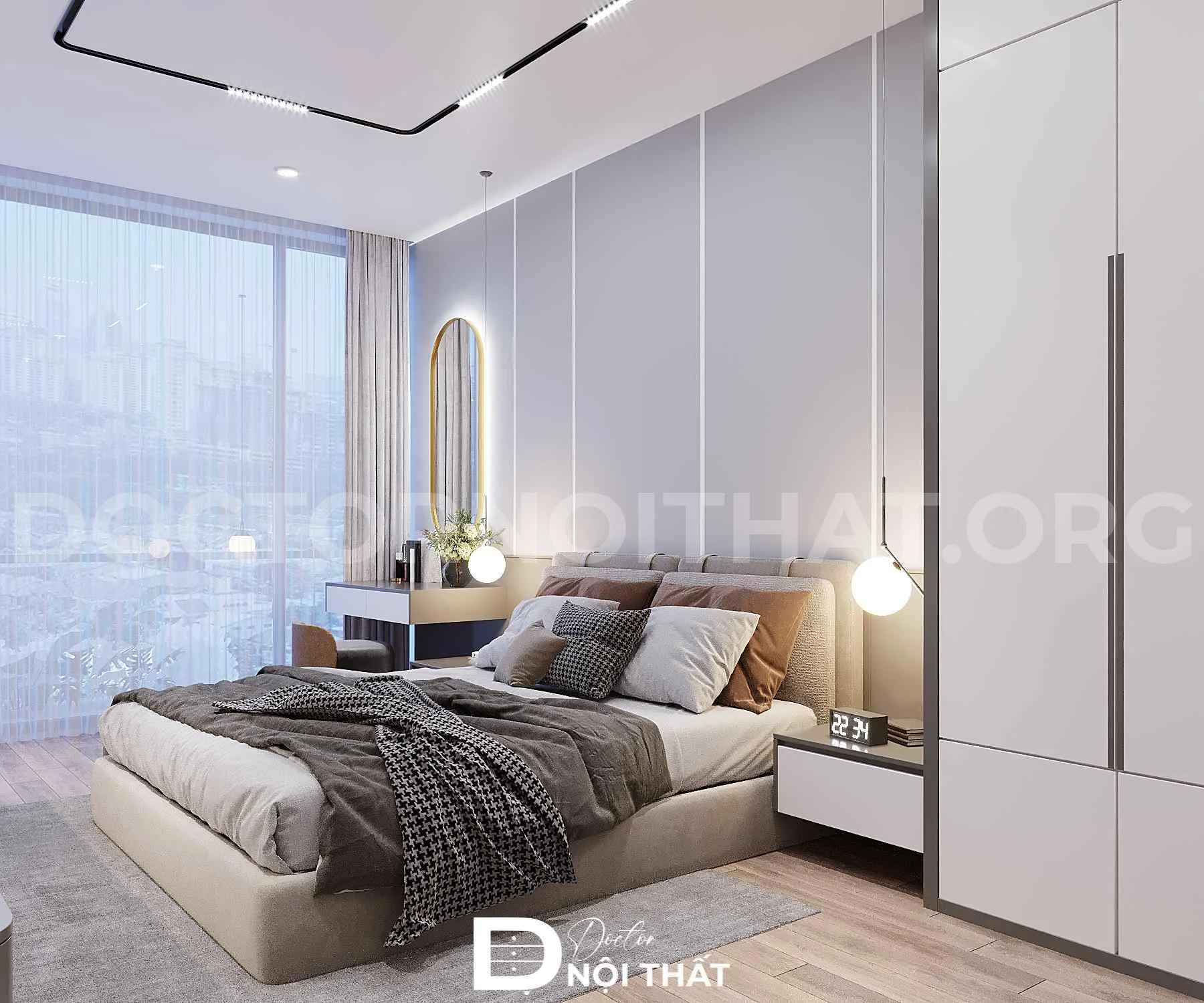Thiết kế nội thất nhà phố tại Bắc Ninh cho anh Hiếu - Ảnh 3