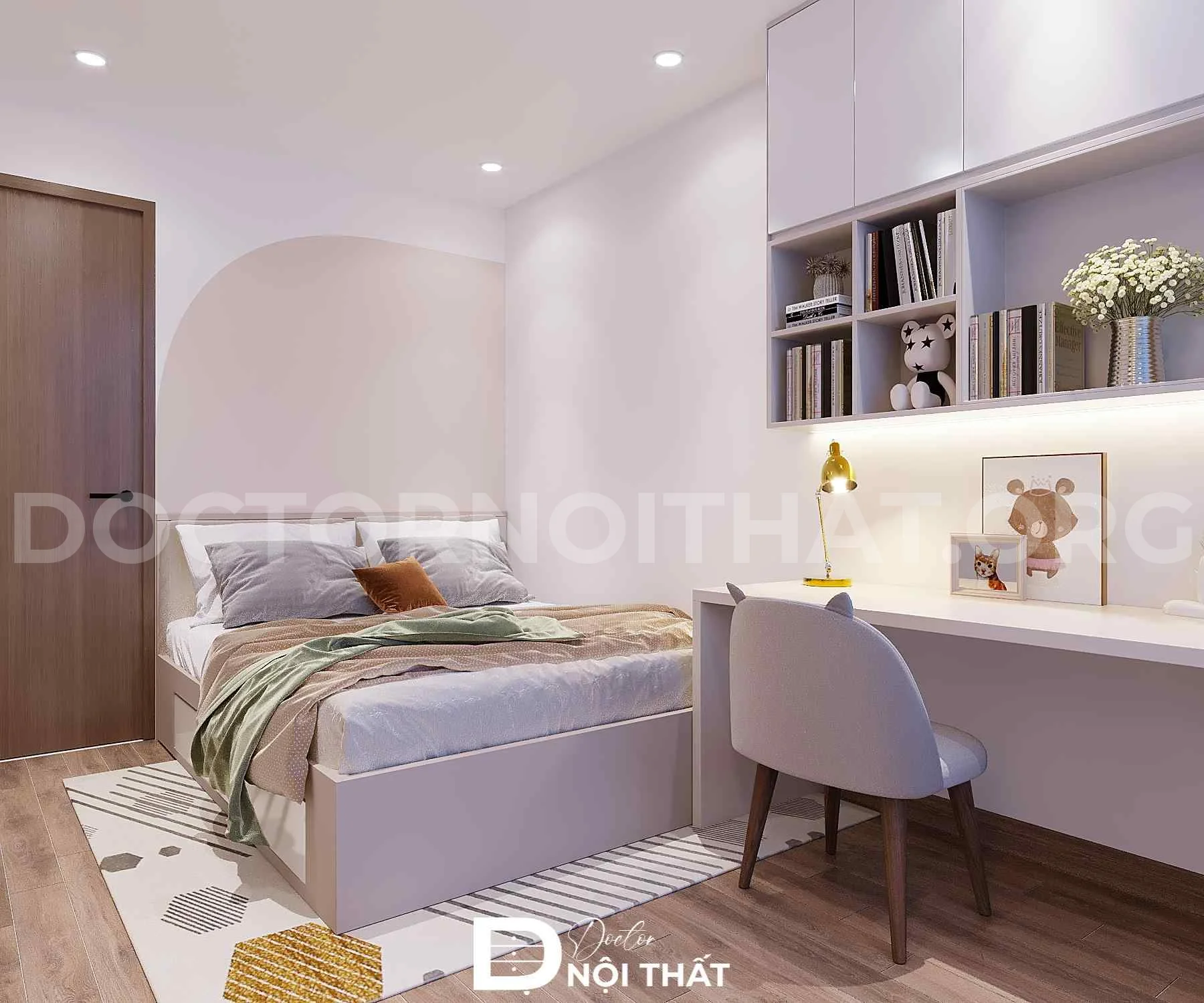 Thiết kế nội thất nhà phố tại Bắc Ninh cho anh Hiếu - Ảnh 4