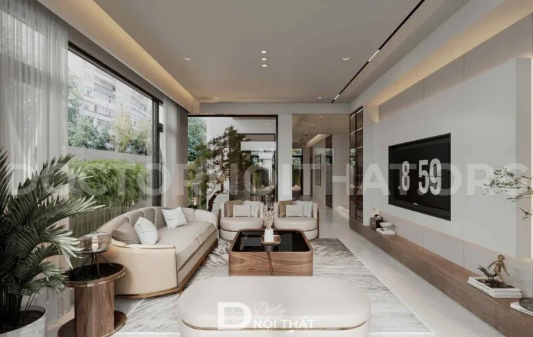 Dự án thiết kế nội thất nhà phố không gian mở 85m2 tại Thanh Oai - Hà Nội