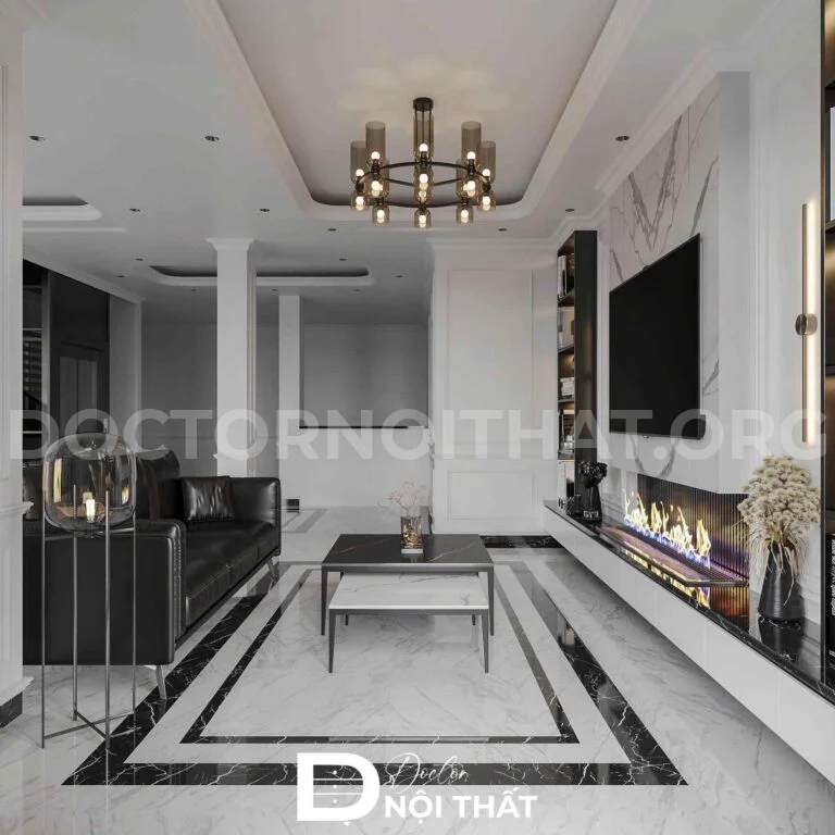 Dự án thiết kế nội thất nhà phố liền kề hiện đại