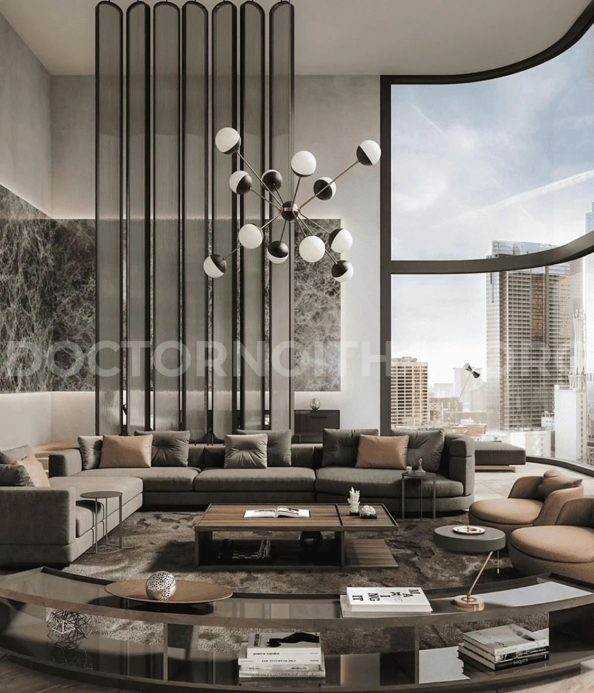 Thiết kế nội thất Penthouse sang trọng, thể hiện đẳng cấp cho gia chủ (nguồn: sưu tầm)